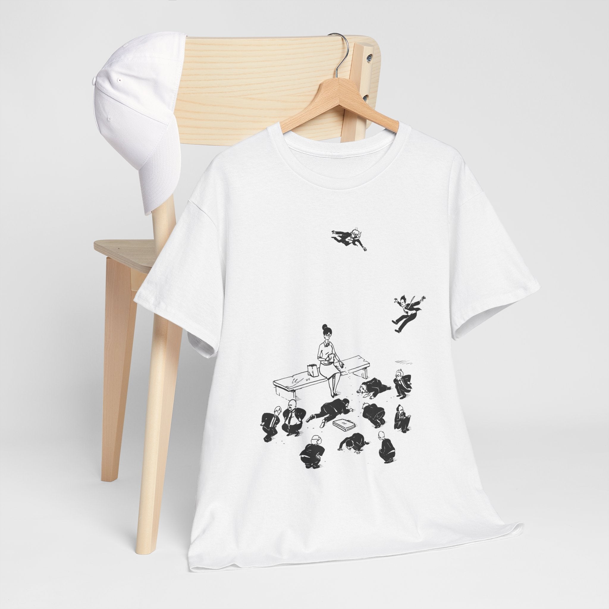 Comical Office Cotton Tee