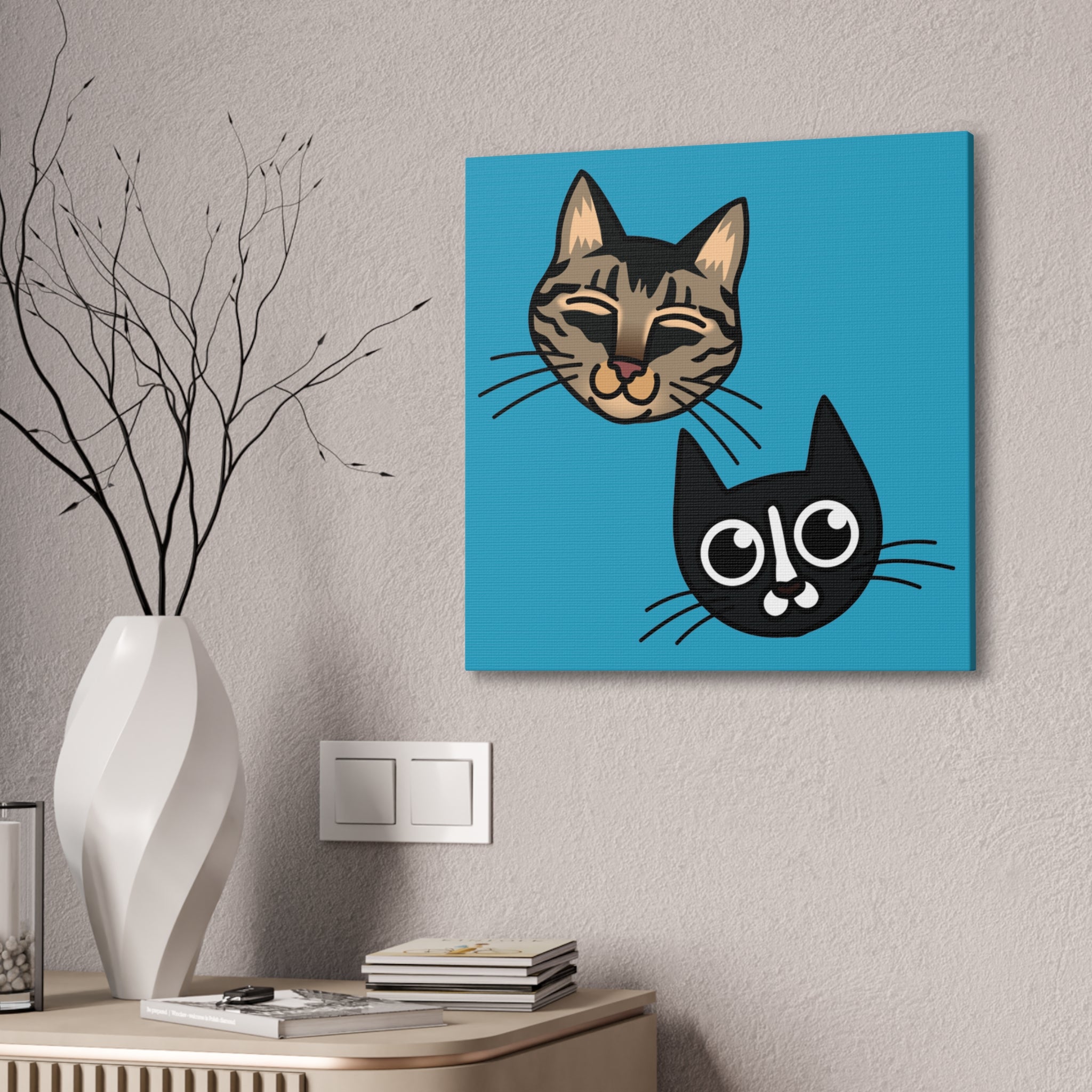 Cat Lover Canvas Art