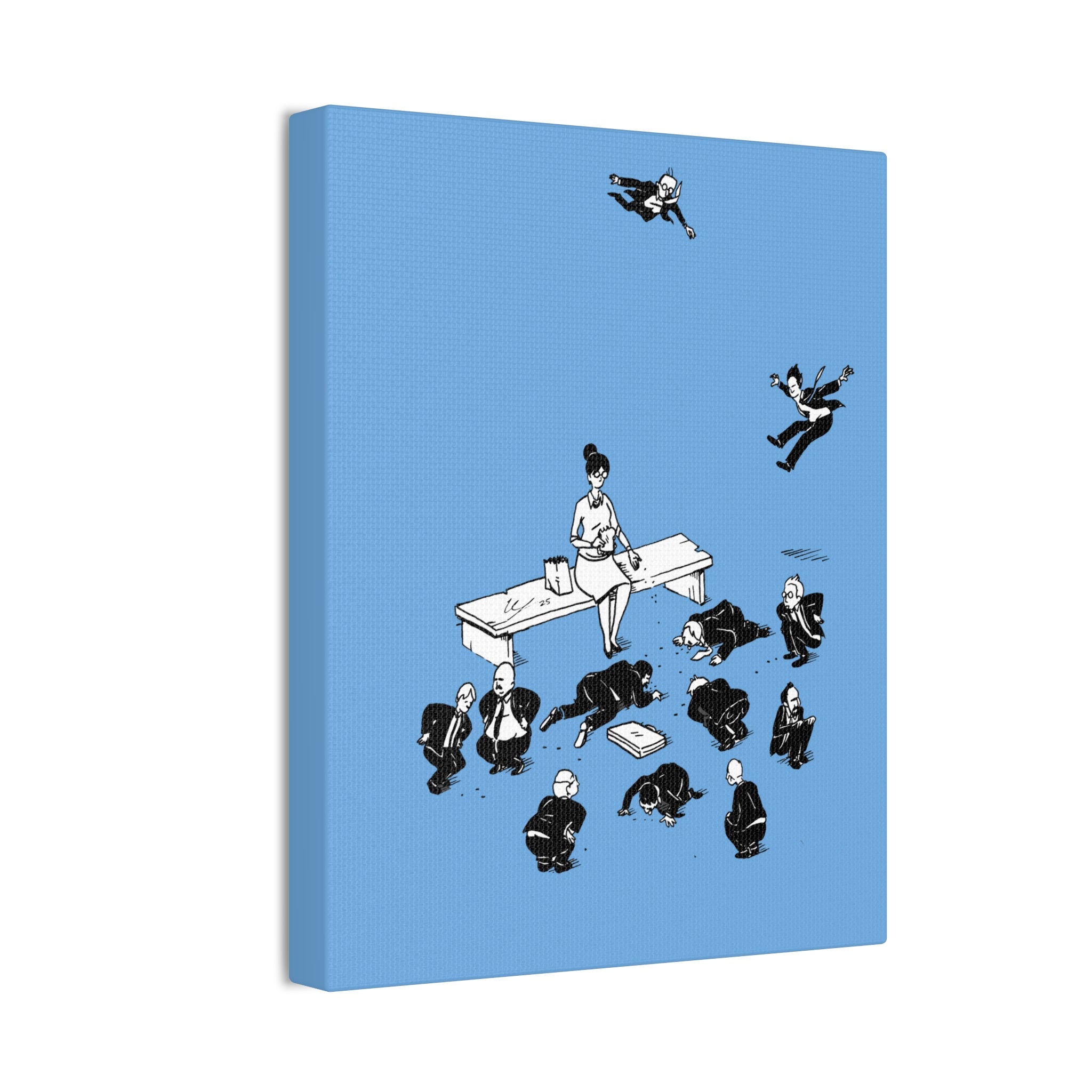 Comical Office Art Print