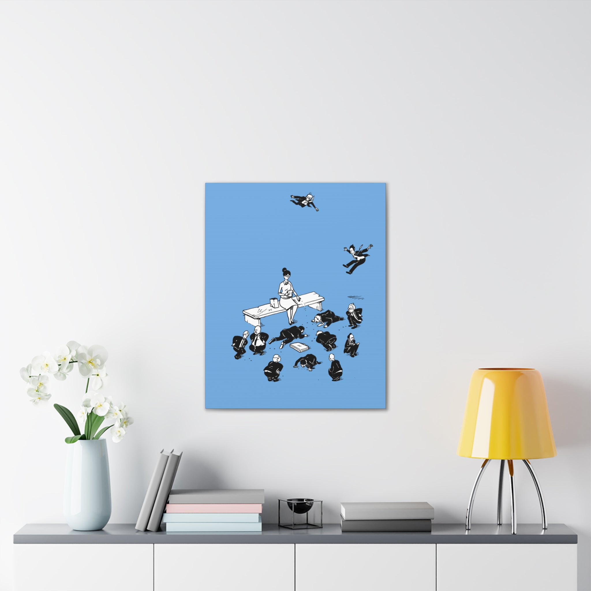 Comical Office Art Print
