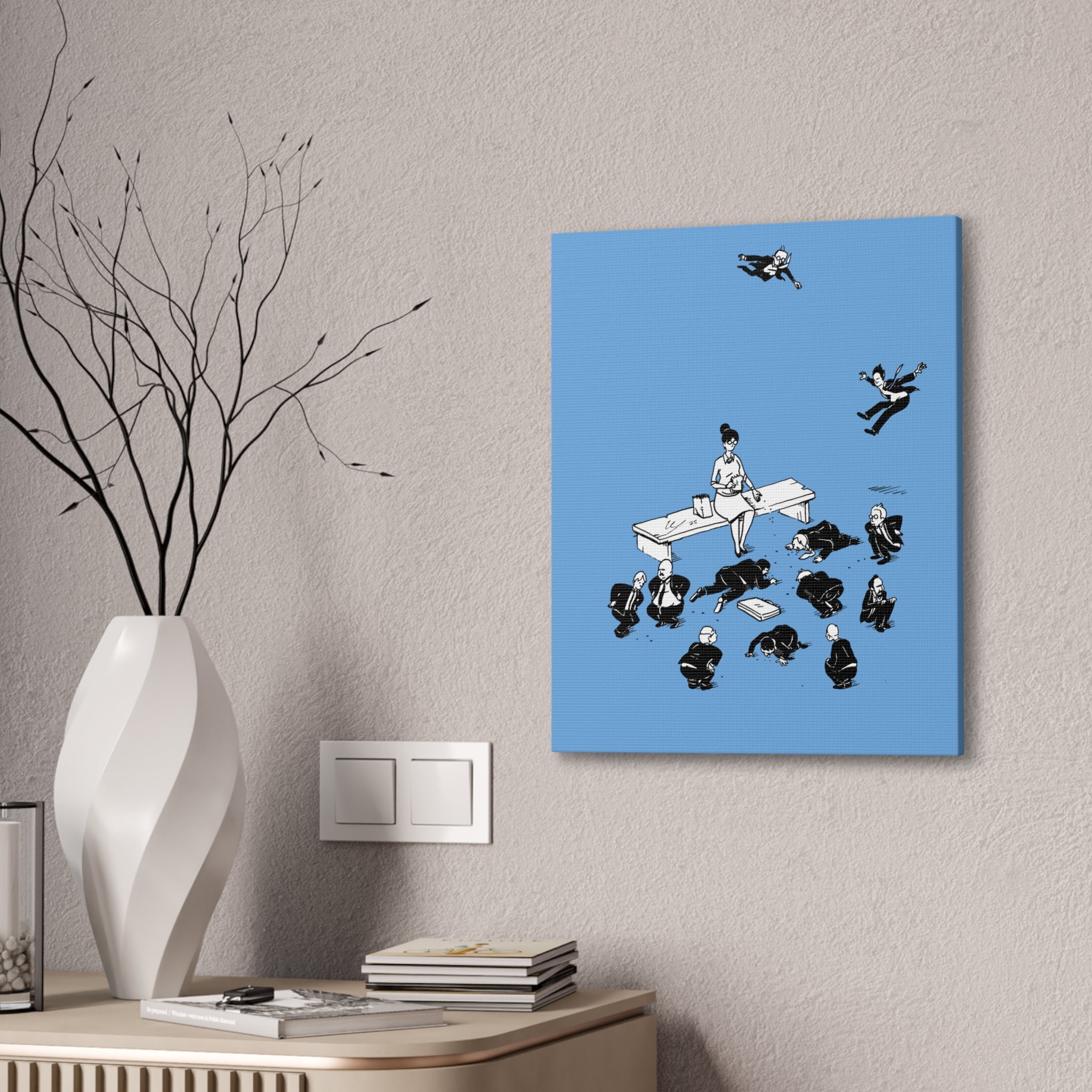 Comical Office Art Print