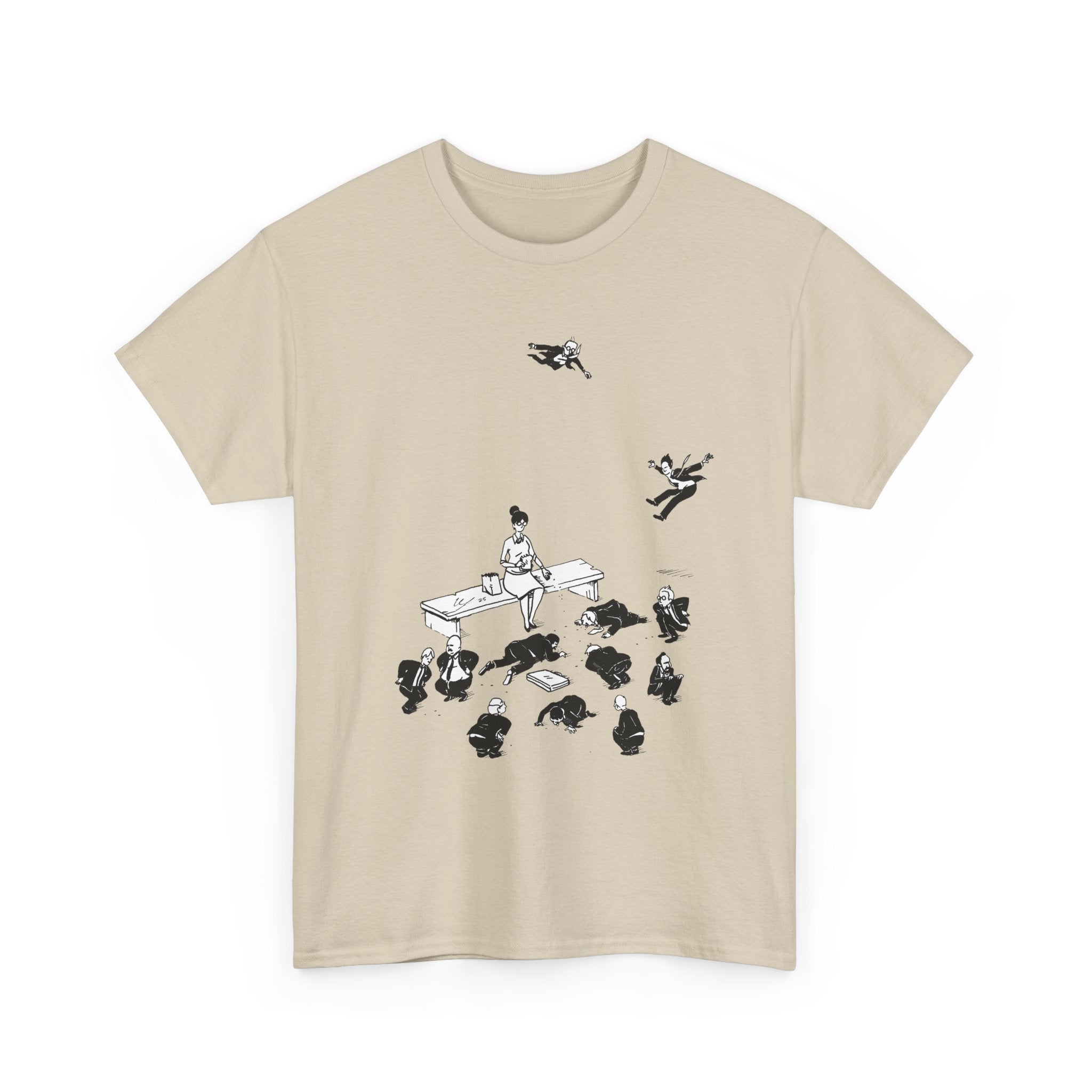 Comical Office Cotton Tee