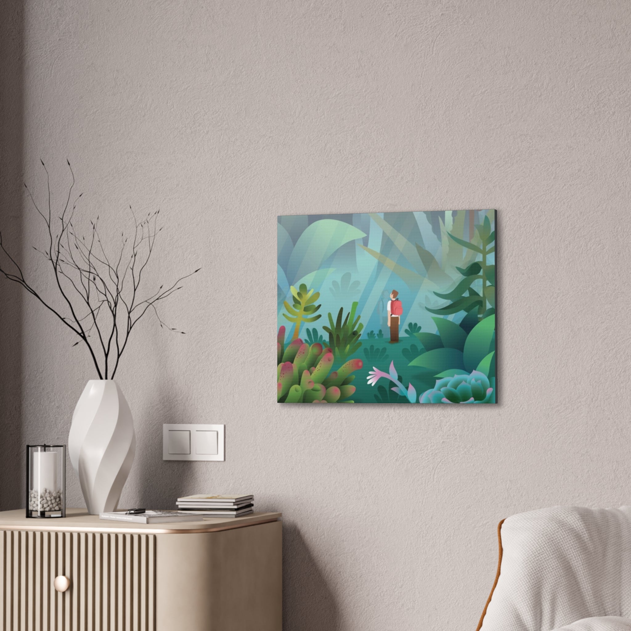 Tranquil Nature Scene Canvas Wall Art