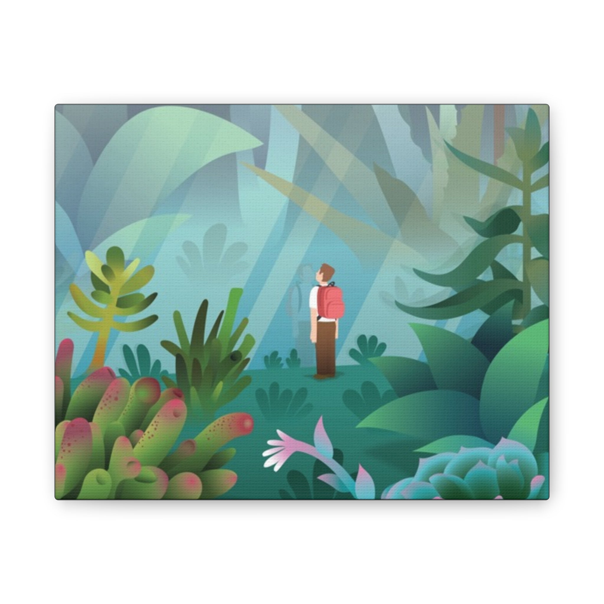 Tranquil Nature Scene Canvas Wall Art