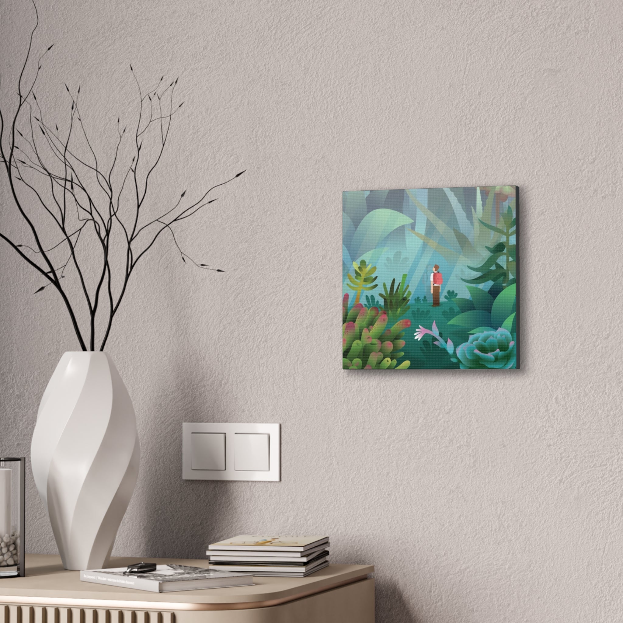 Tranquil Nature Scene Canvas Wall Art