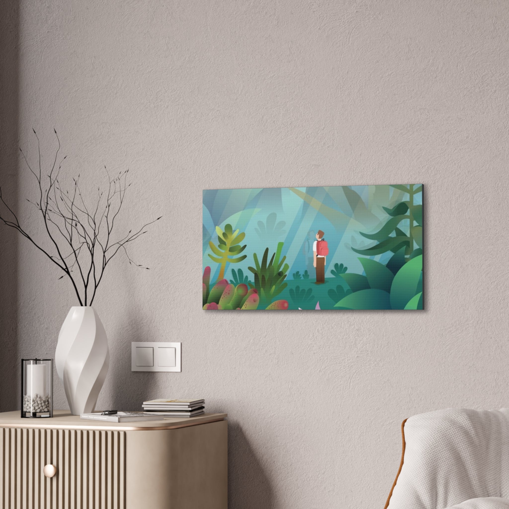 Tranquil Nature Scene Canvas Wall Art