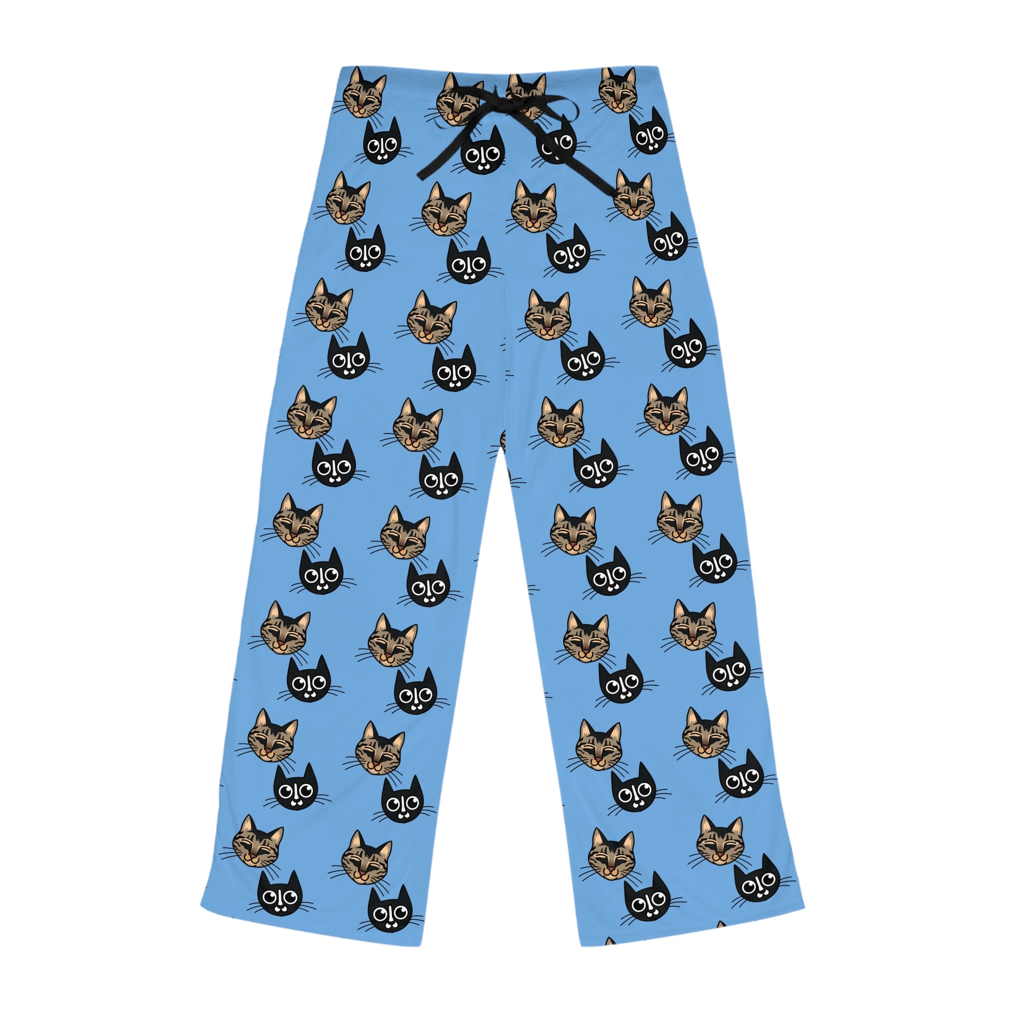 Cozy Cat Print Women's Pajama Pants