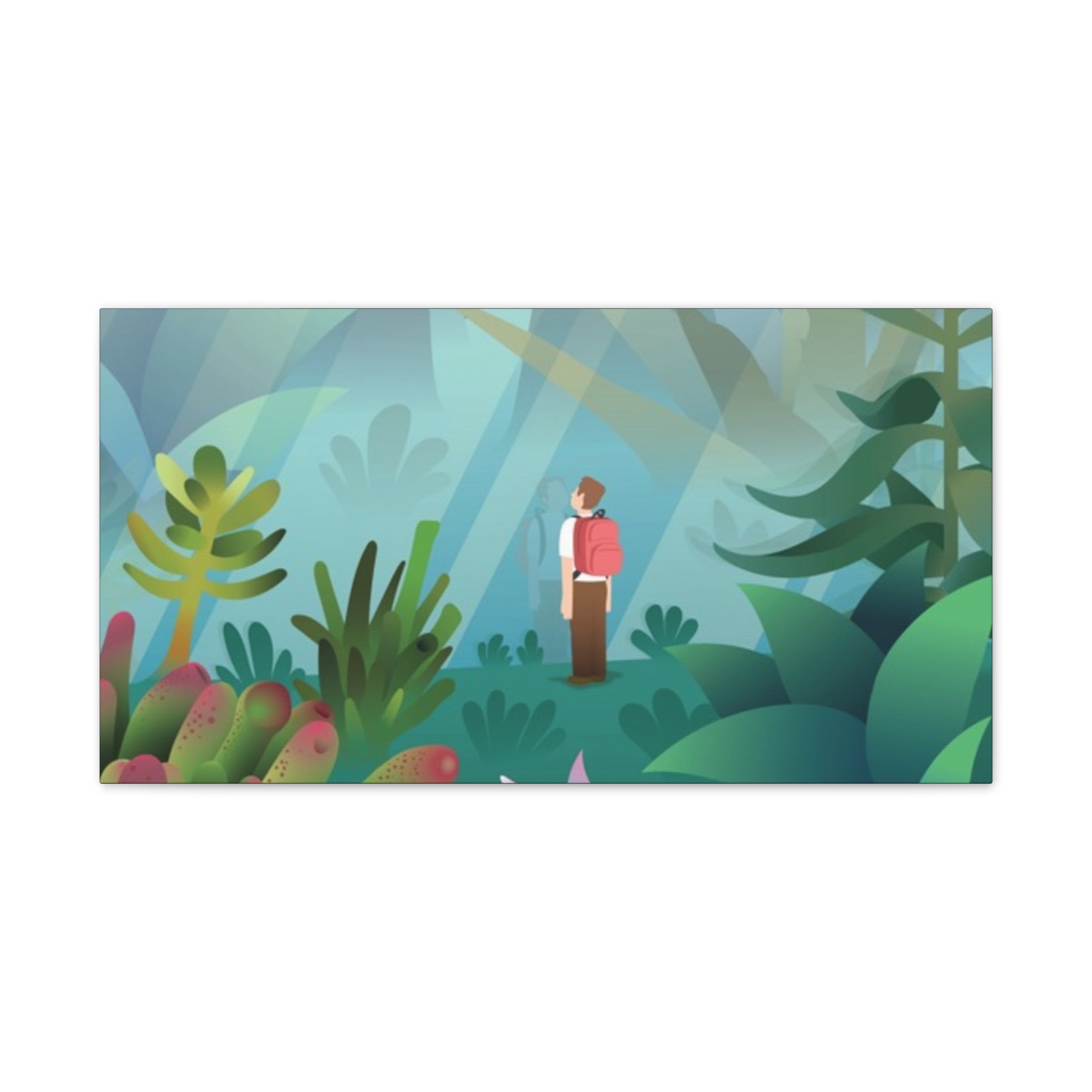 Tranquil Nature Scene Canvas Wall Art