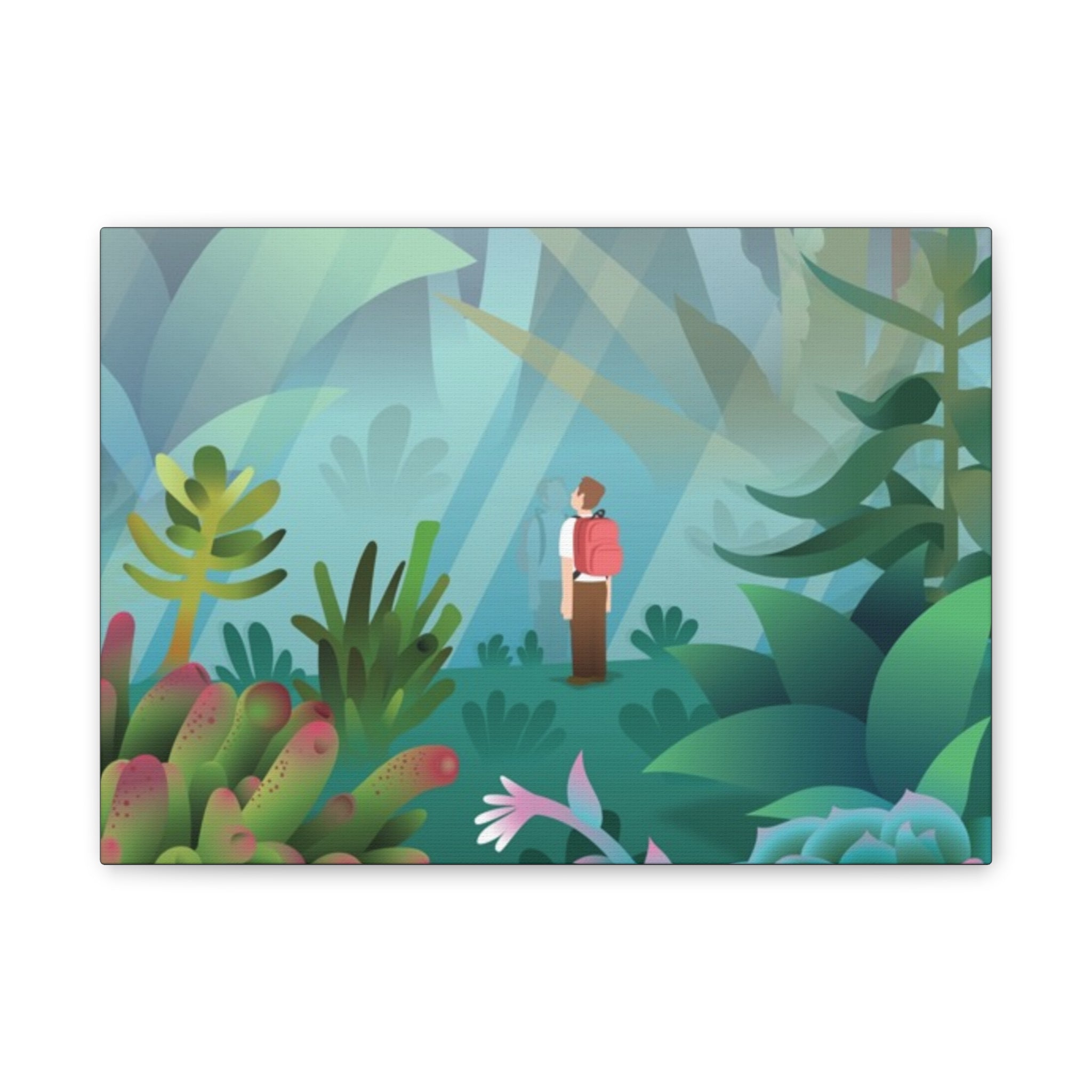 Tranquil Nature Scene Canvas Wall Art