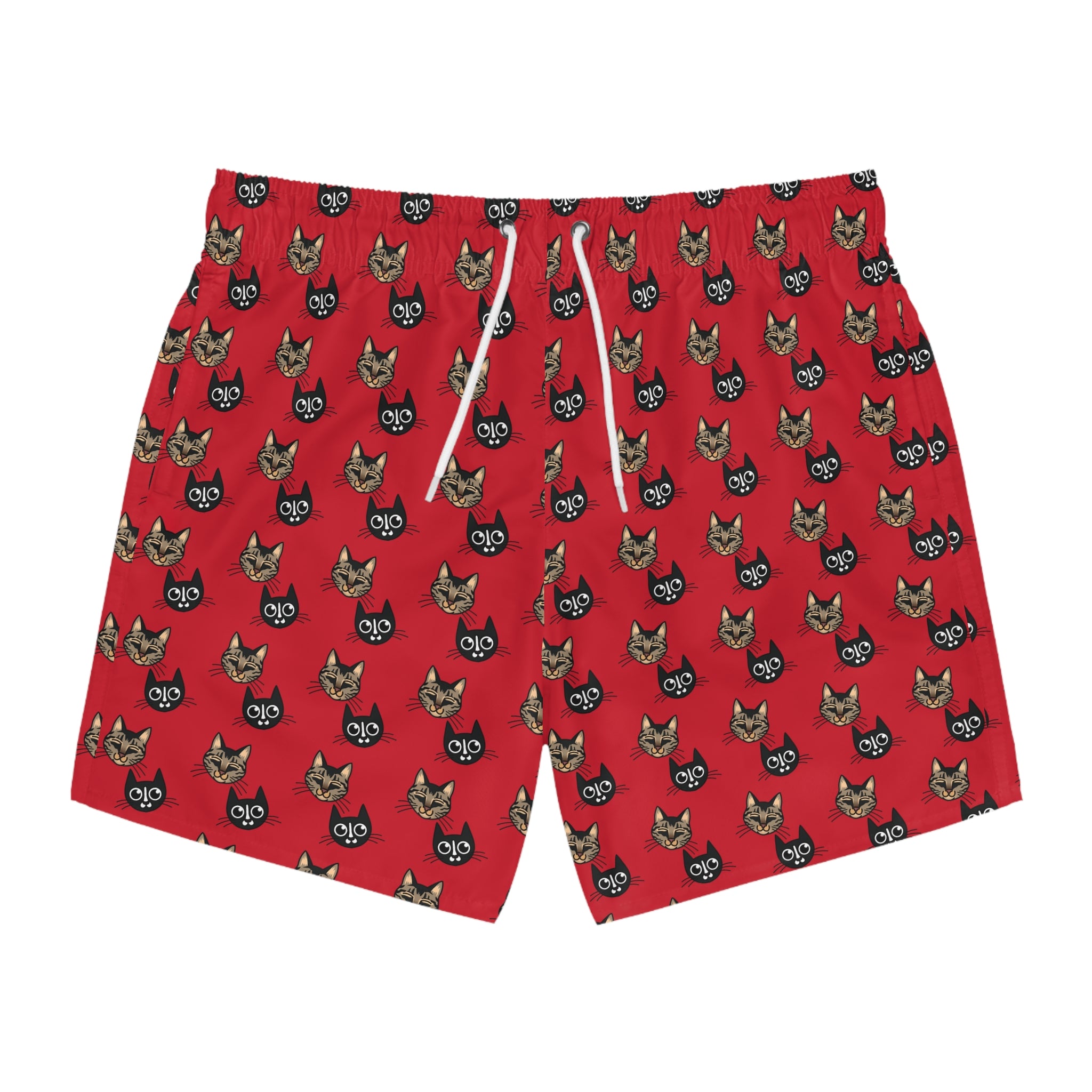 Cute Cat Swim Trunks for Summer Fun