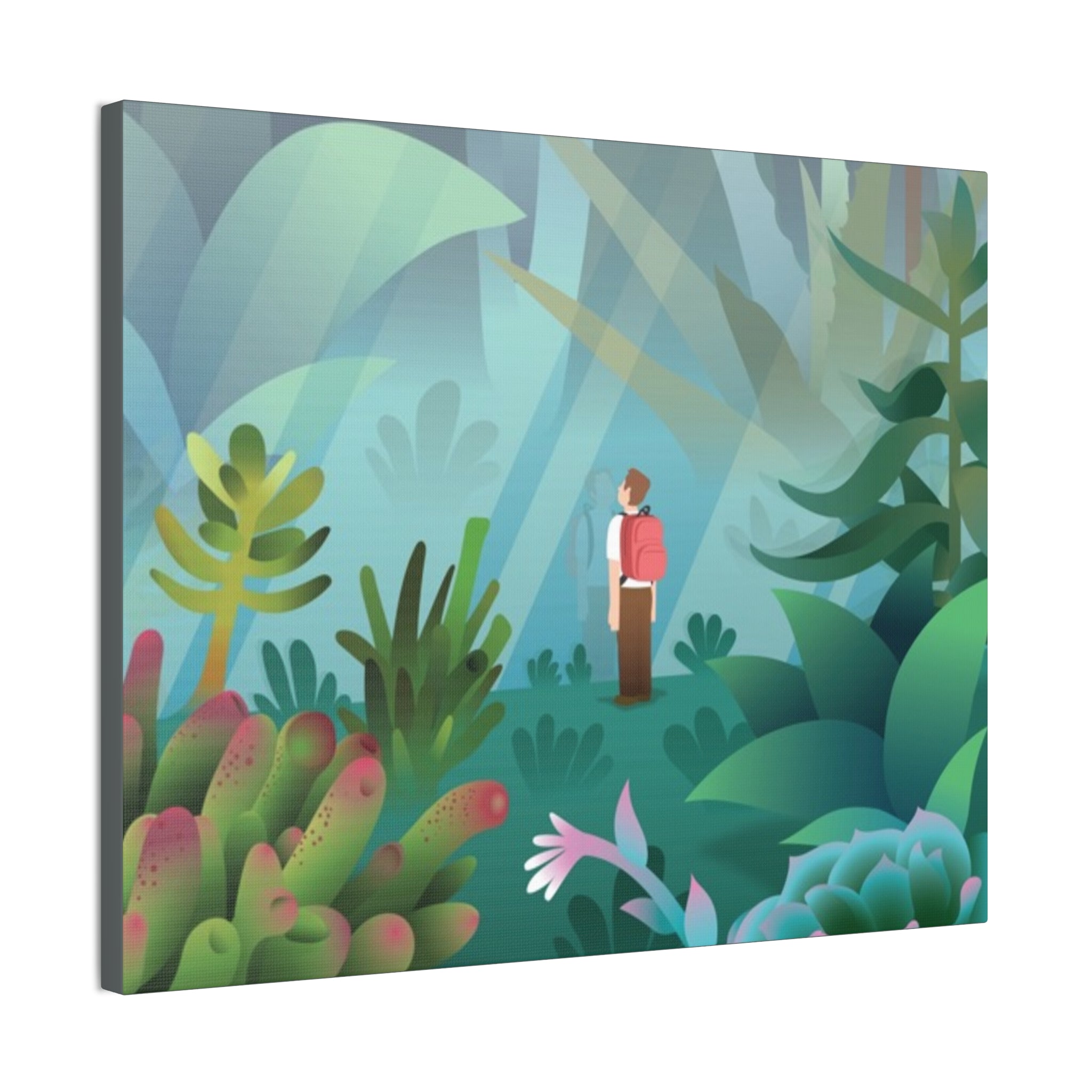 Tranquil Nature Scene Canvas Wall Art