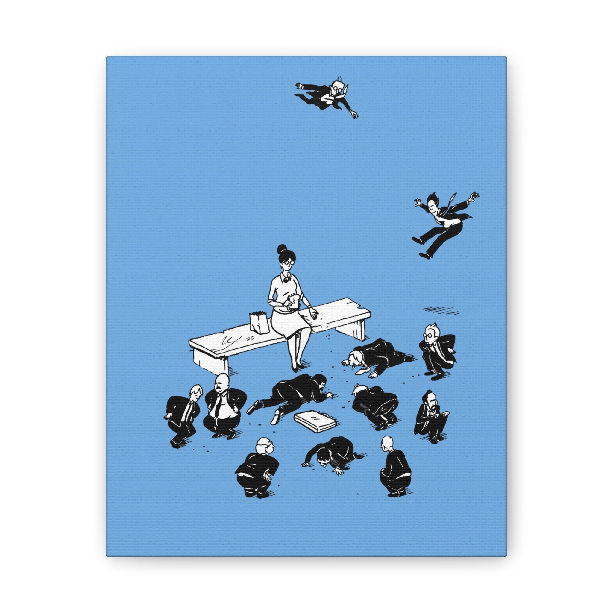 Comical Office Art Print