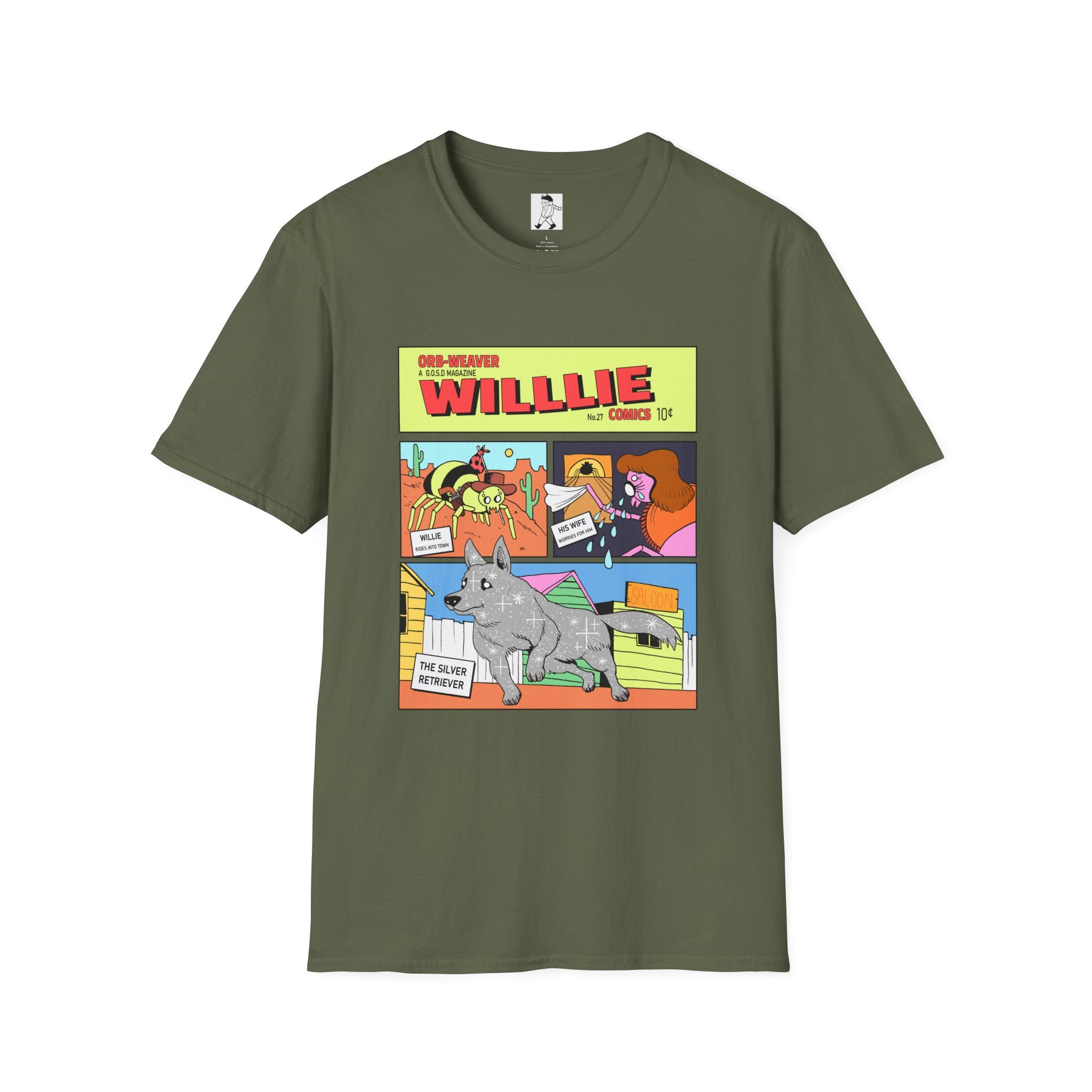 Colorful Illustrated Comic Retro Vibe T-Shirt