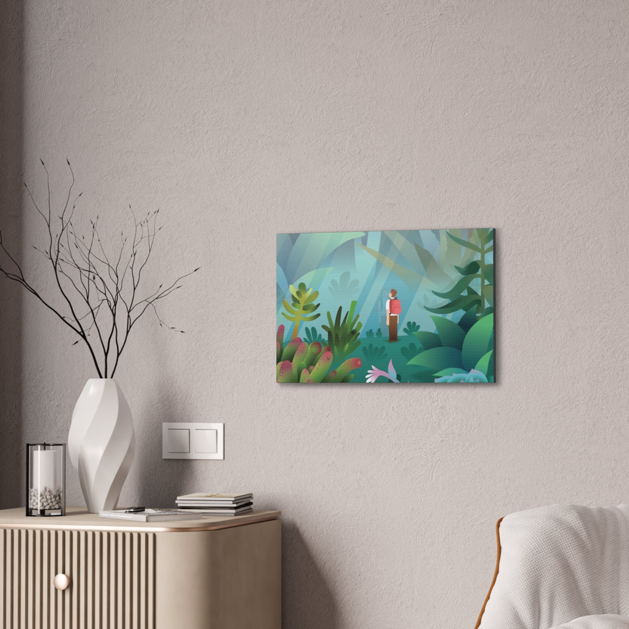 Tranquil Nature Scene Canvas Wall Art