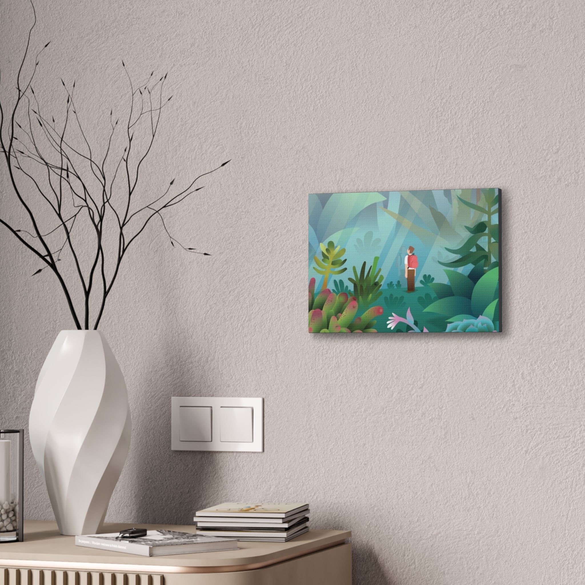 Tranquil Nature Scene Canvas Wall Art