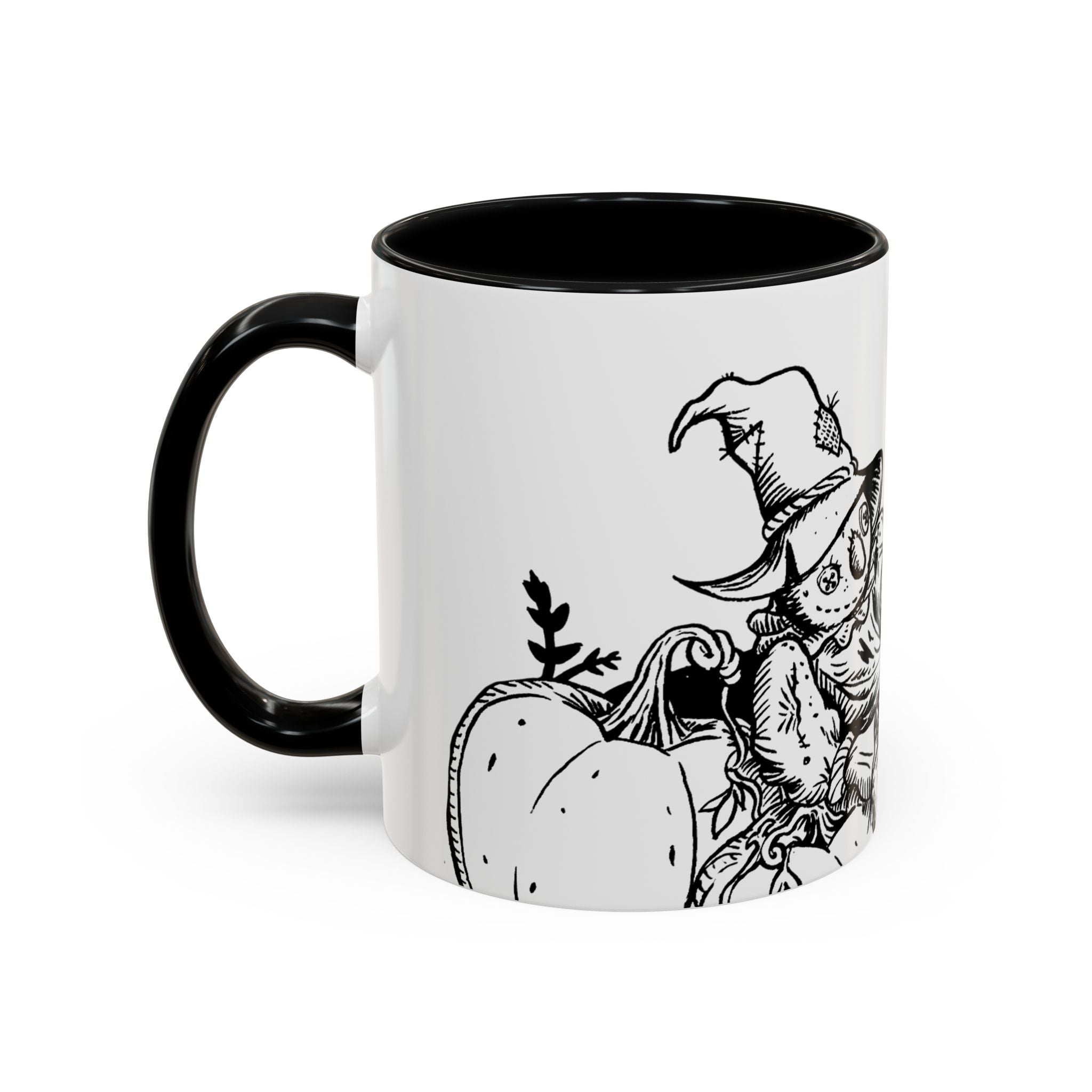 Whimsical Scarecrow Coffee Mug