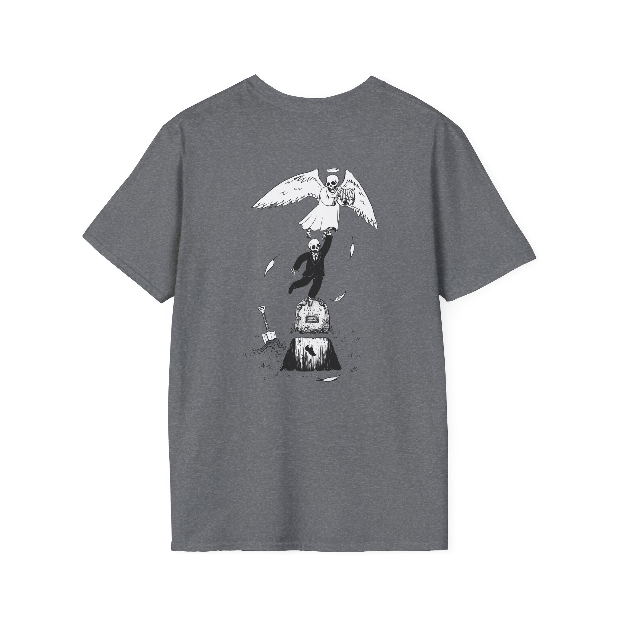 Creative Unisex Softstyle T-Shirt with Whimsical Illustrations, Graphic Tee, Casual Wear, Gift for Artists, Unique Fashion Statement