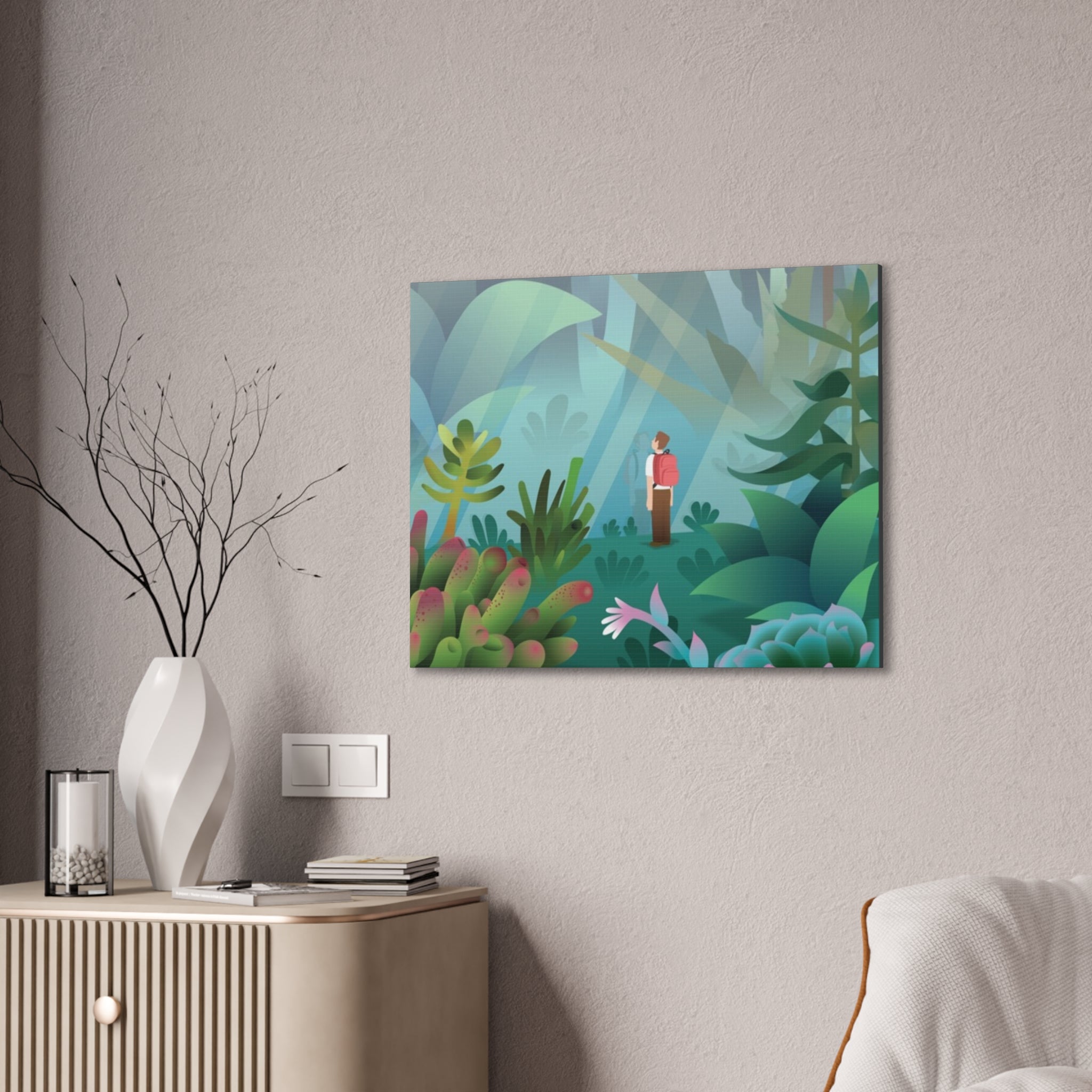 Tranquil Nature Scene Canvas Wall Art