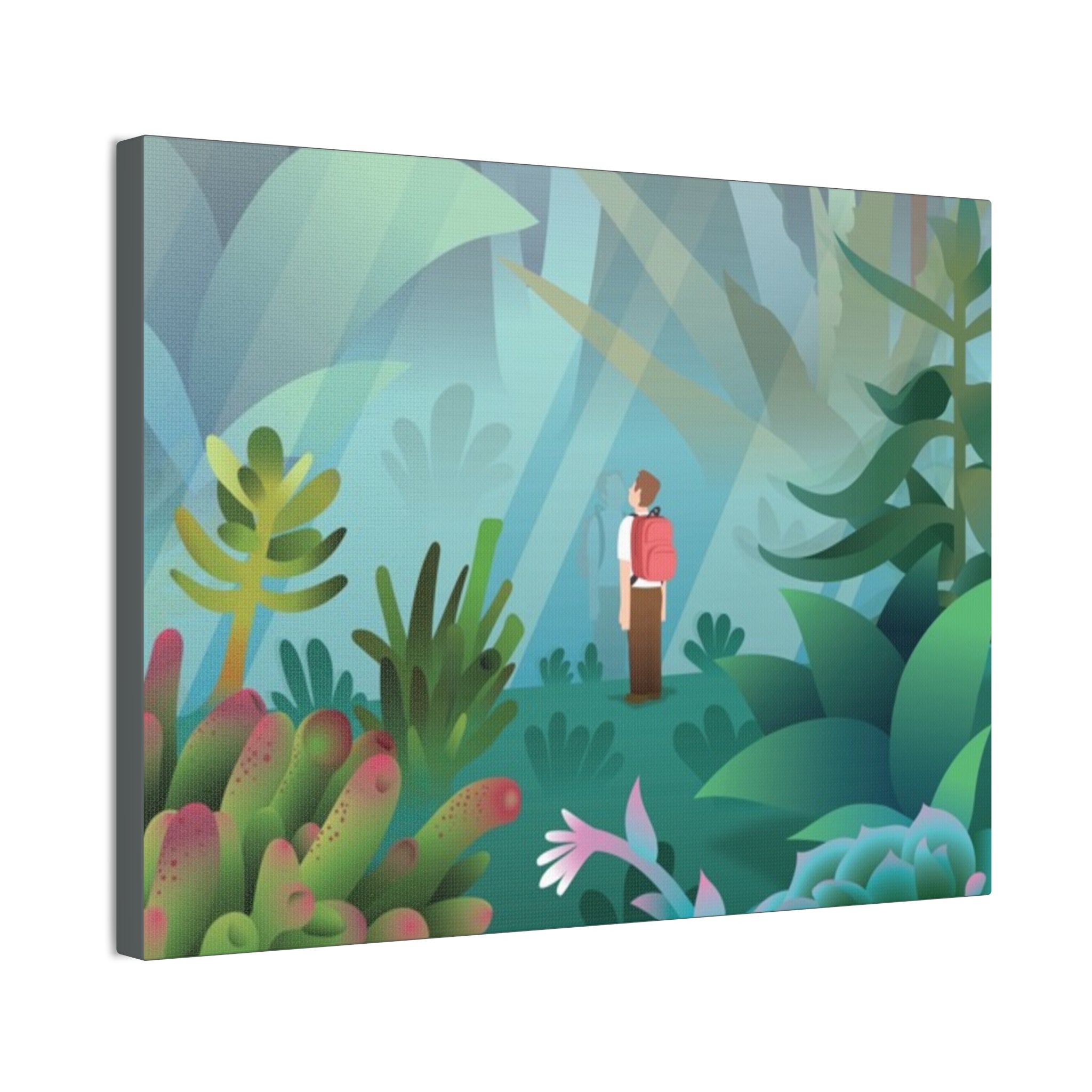 Tranquil Nature Scene Canvas Wall Art