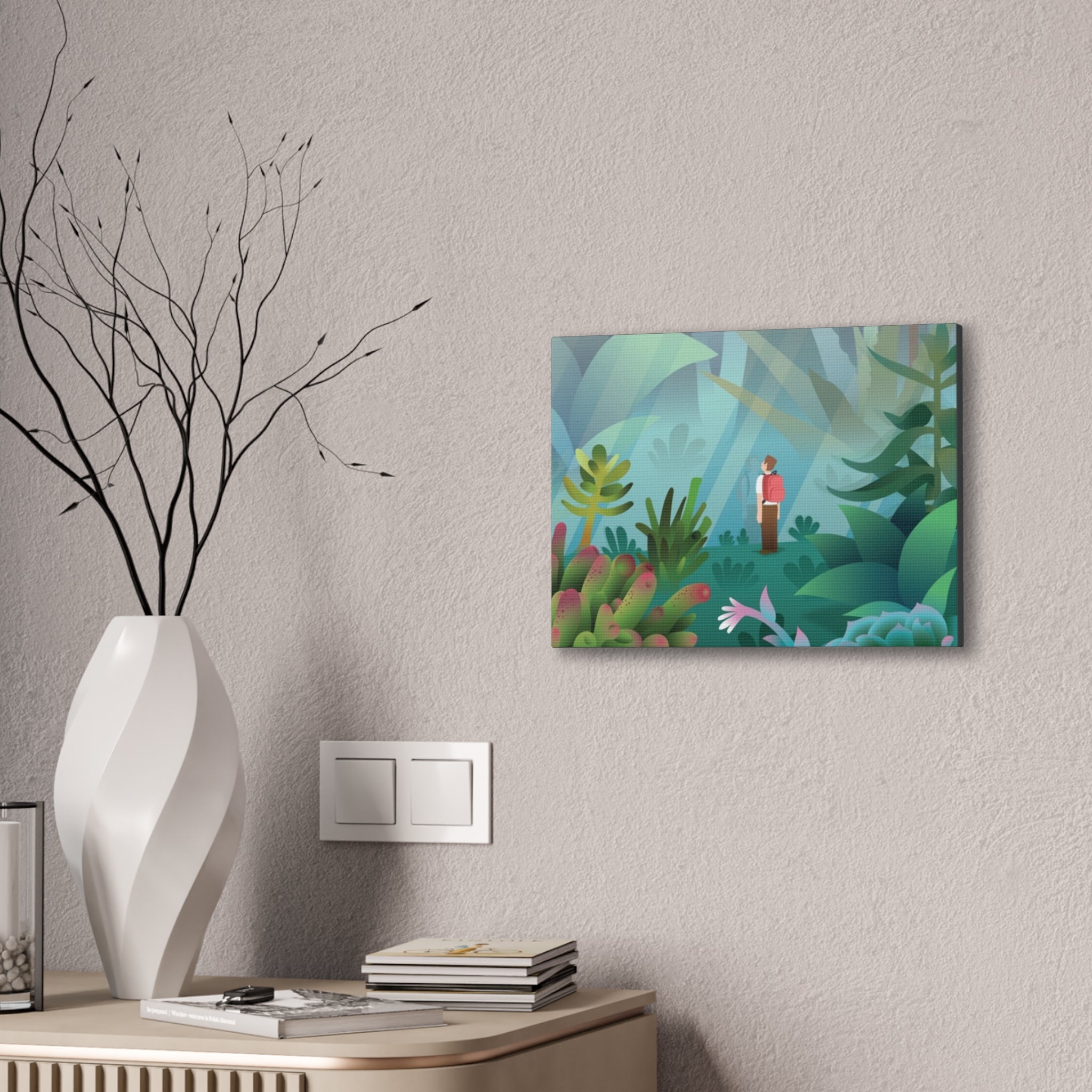 Tranquil Nature Scene Canvas Wall Art