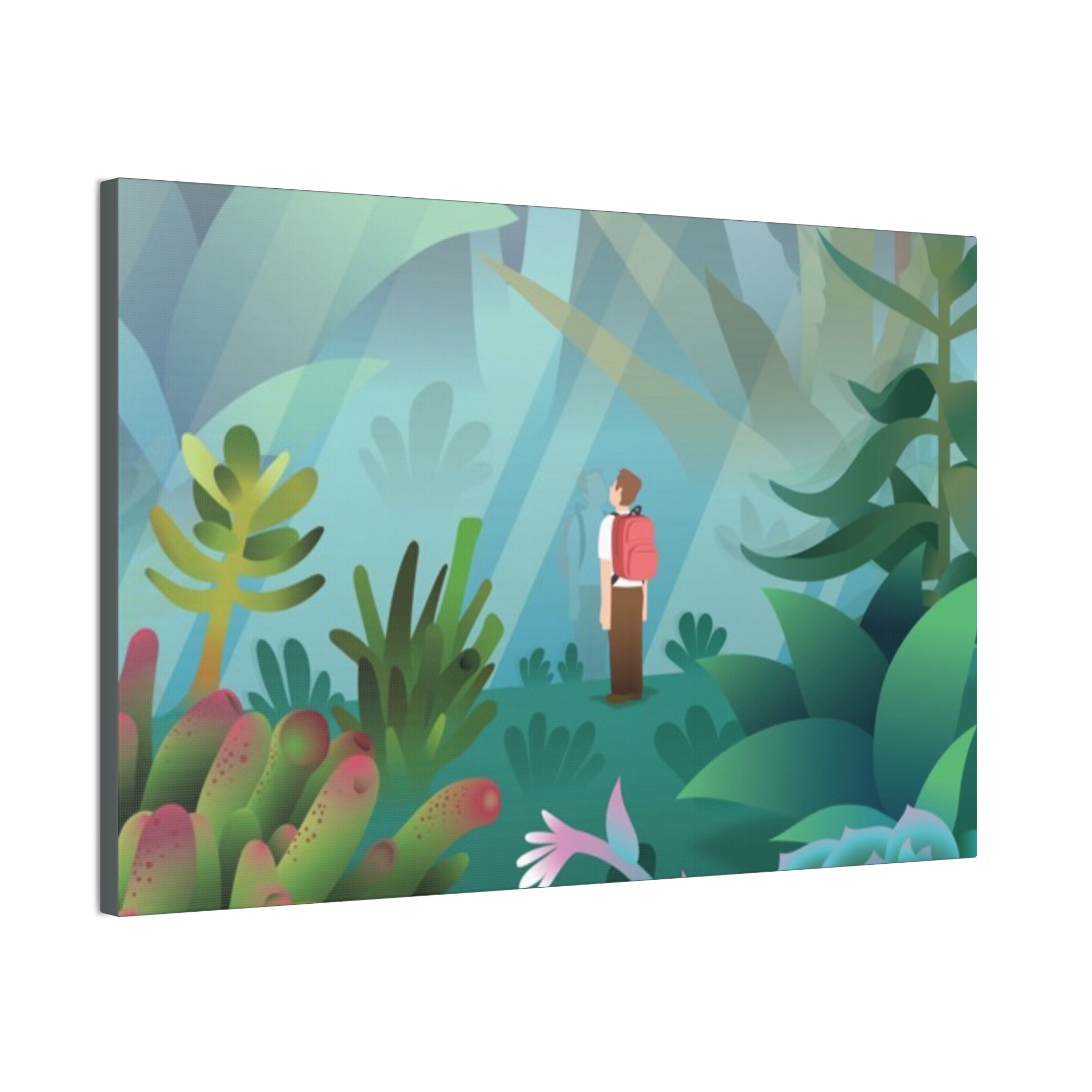Tranquil Nature Scene Canvas Wall Art