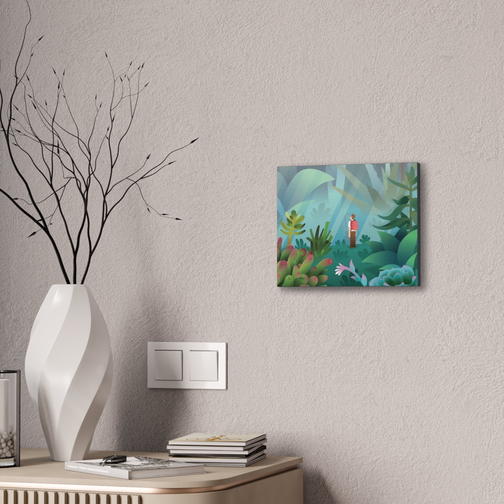 Tranquil Nature Scene Canvas Wall Art