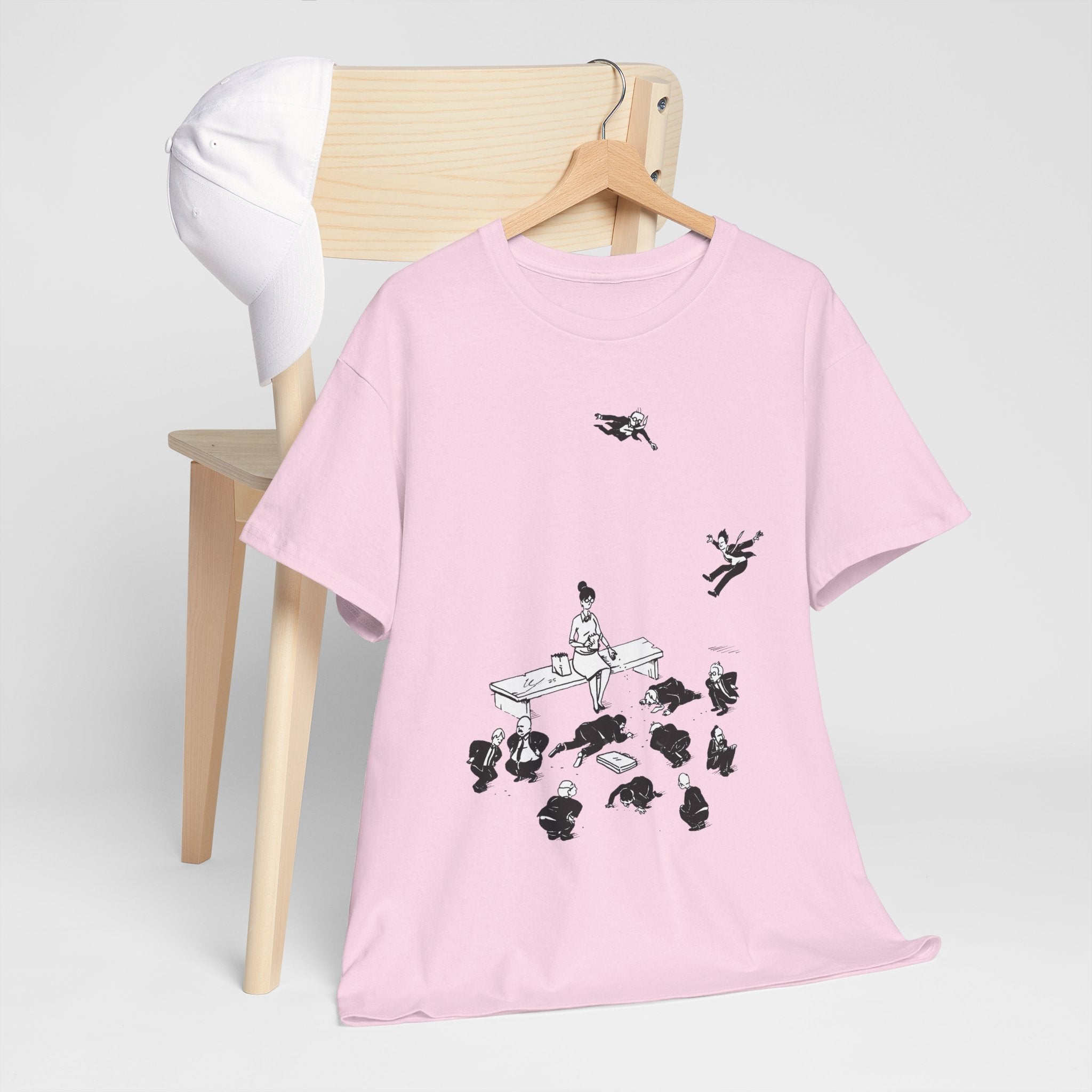 Comical Office Cotton Tee