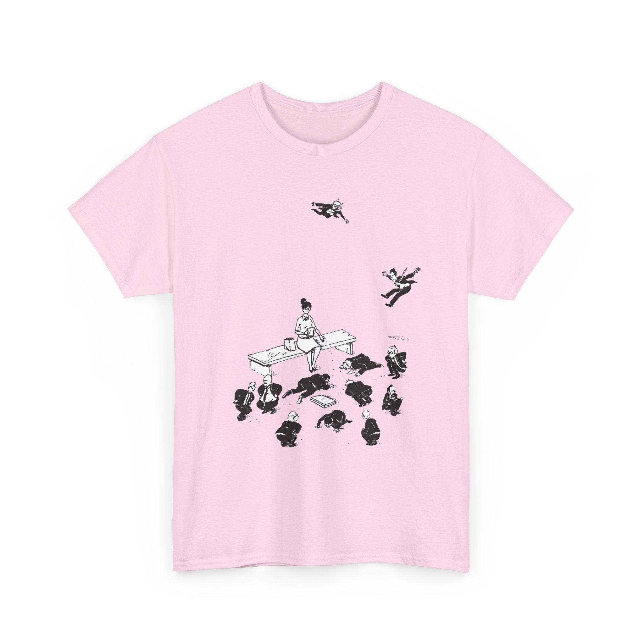 Comical Office Cotton Tee