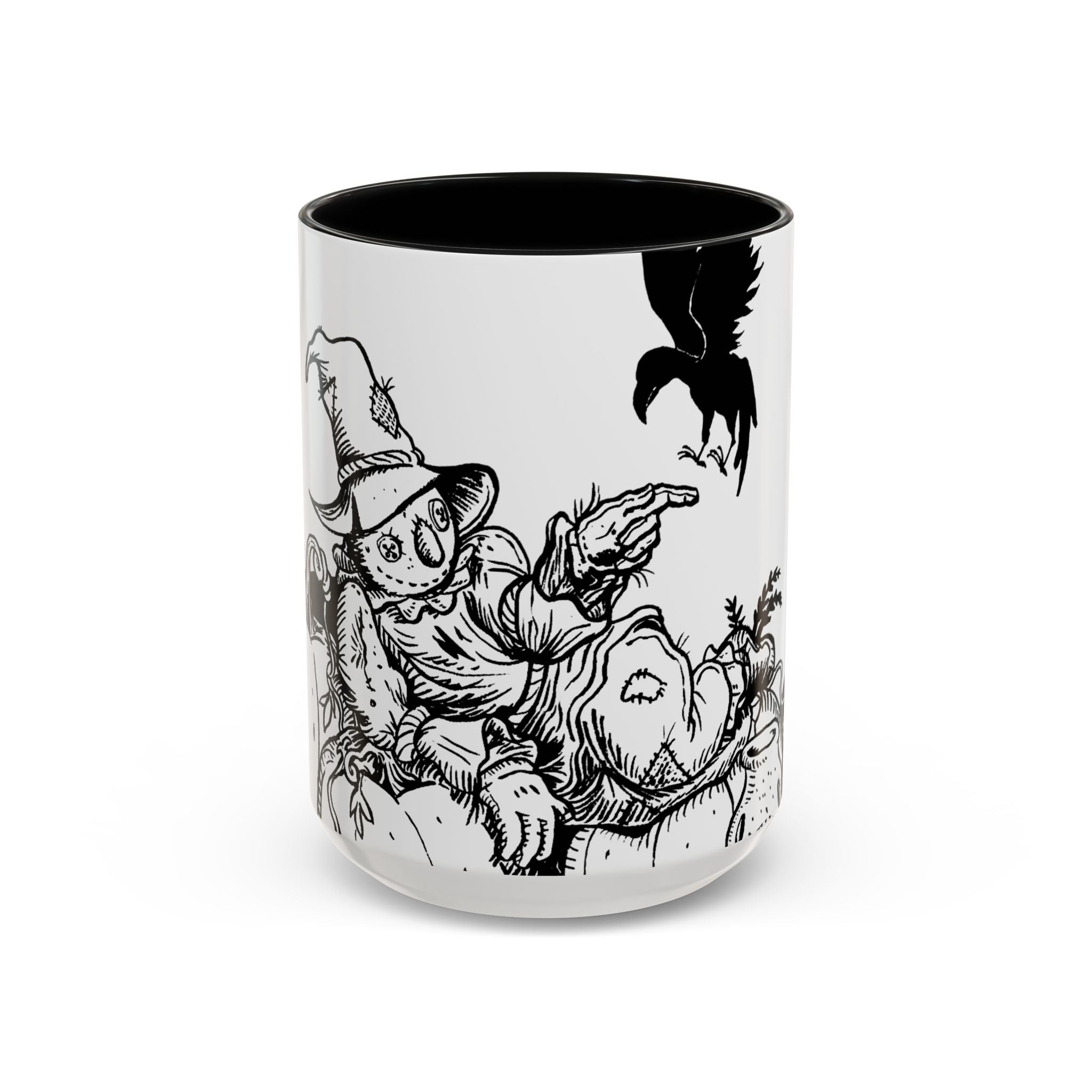 Whimsical Scarecrow Coffee Mug