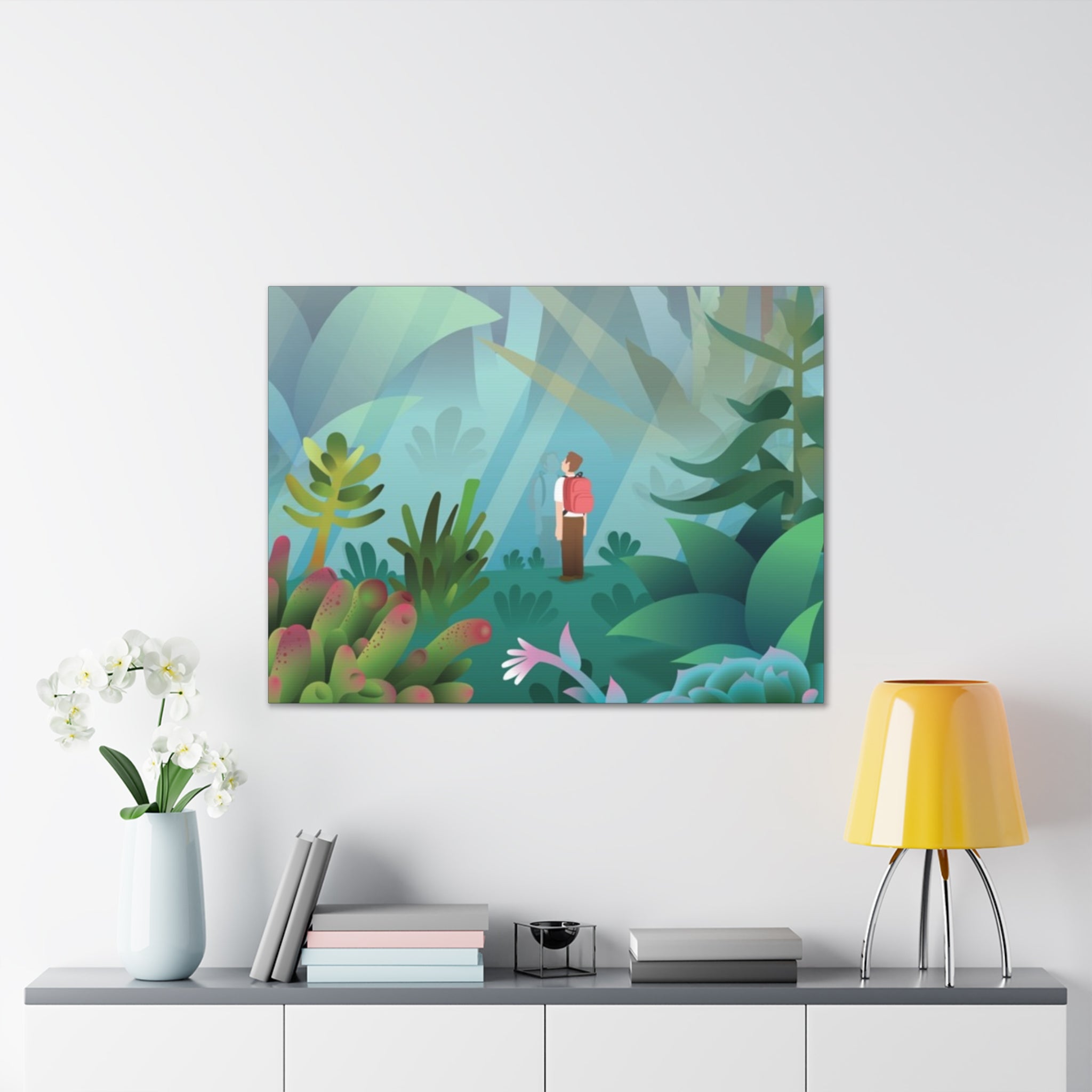 Tranquil Nature Scene Canvas Wall Art