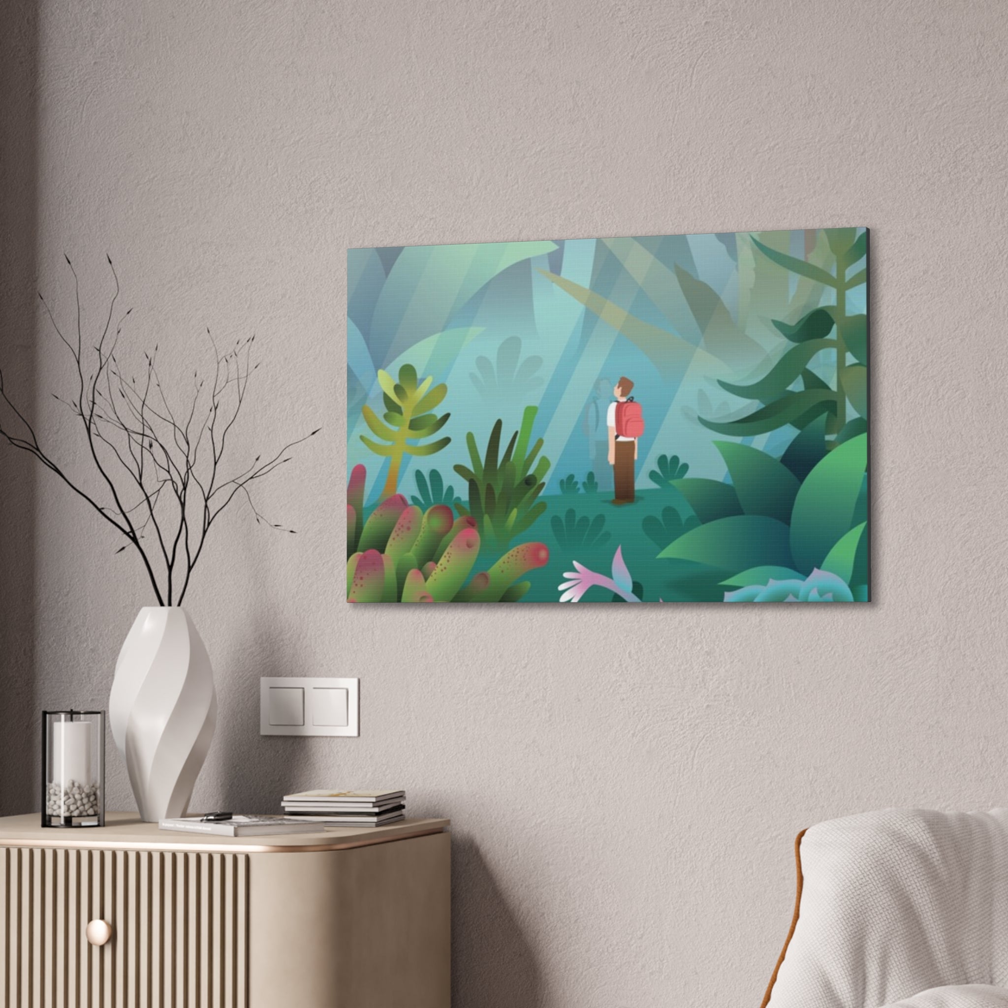 Tranquil Nature Scene Canvas Wall Art