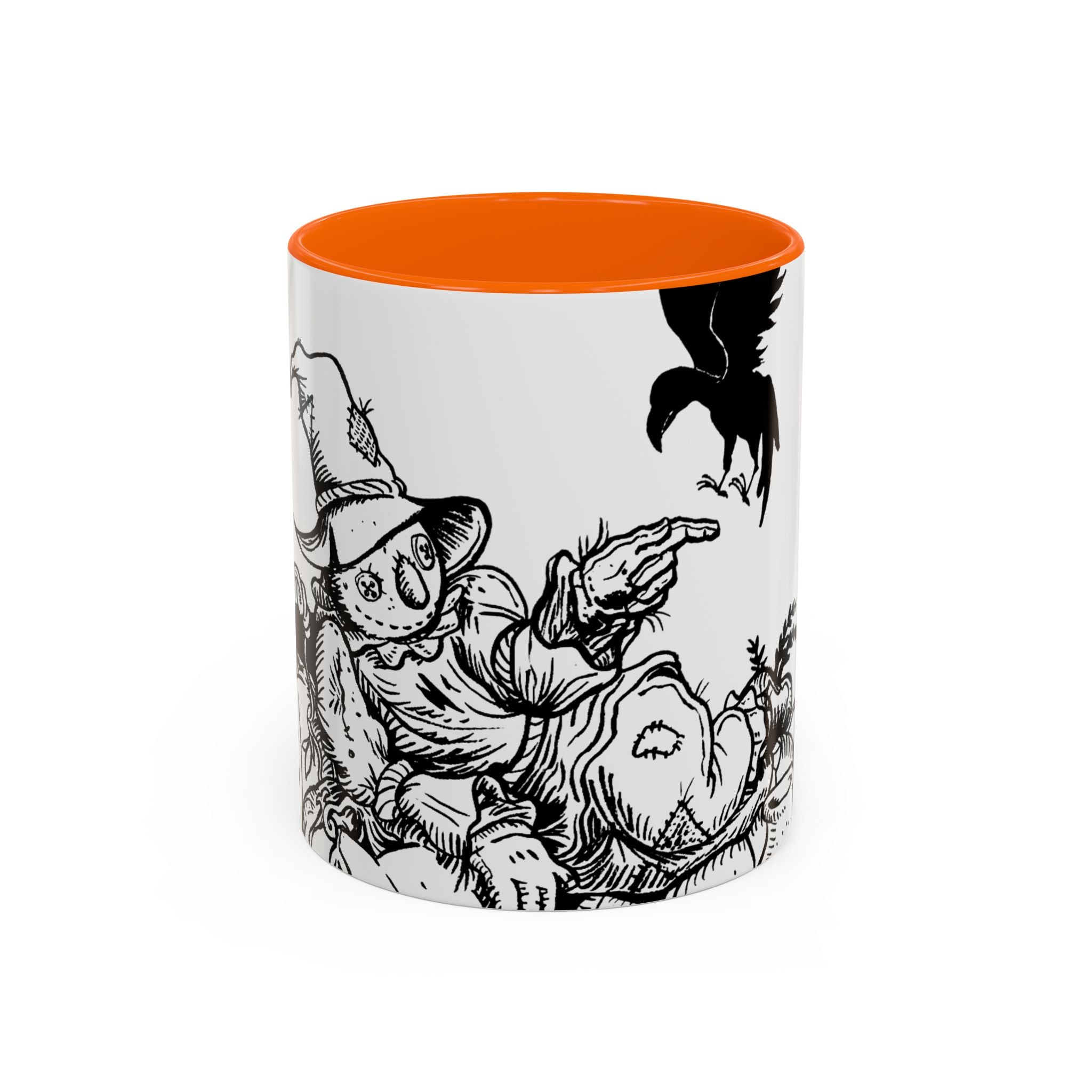 Whimsical Scarecrow Coffee Mug