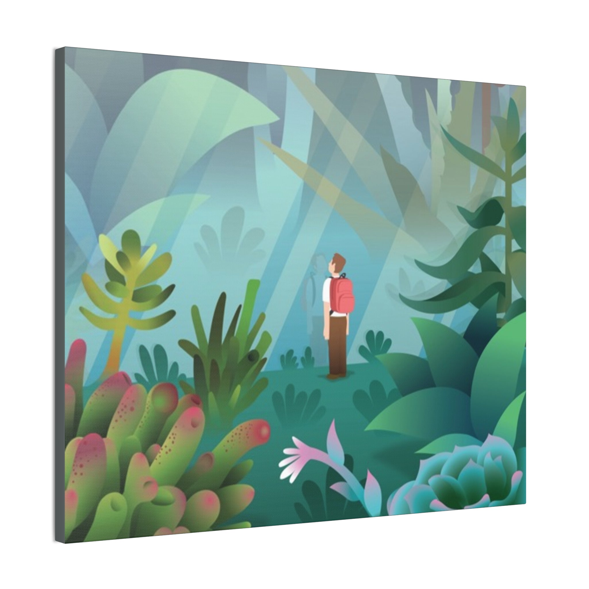 Tranquil Nature Scene Canvas Wall Art