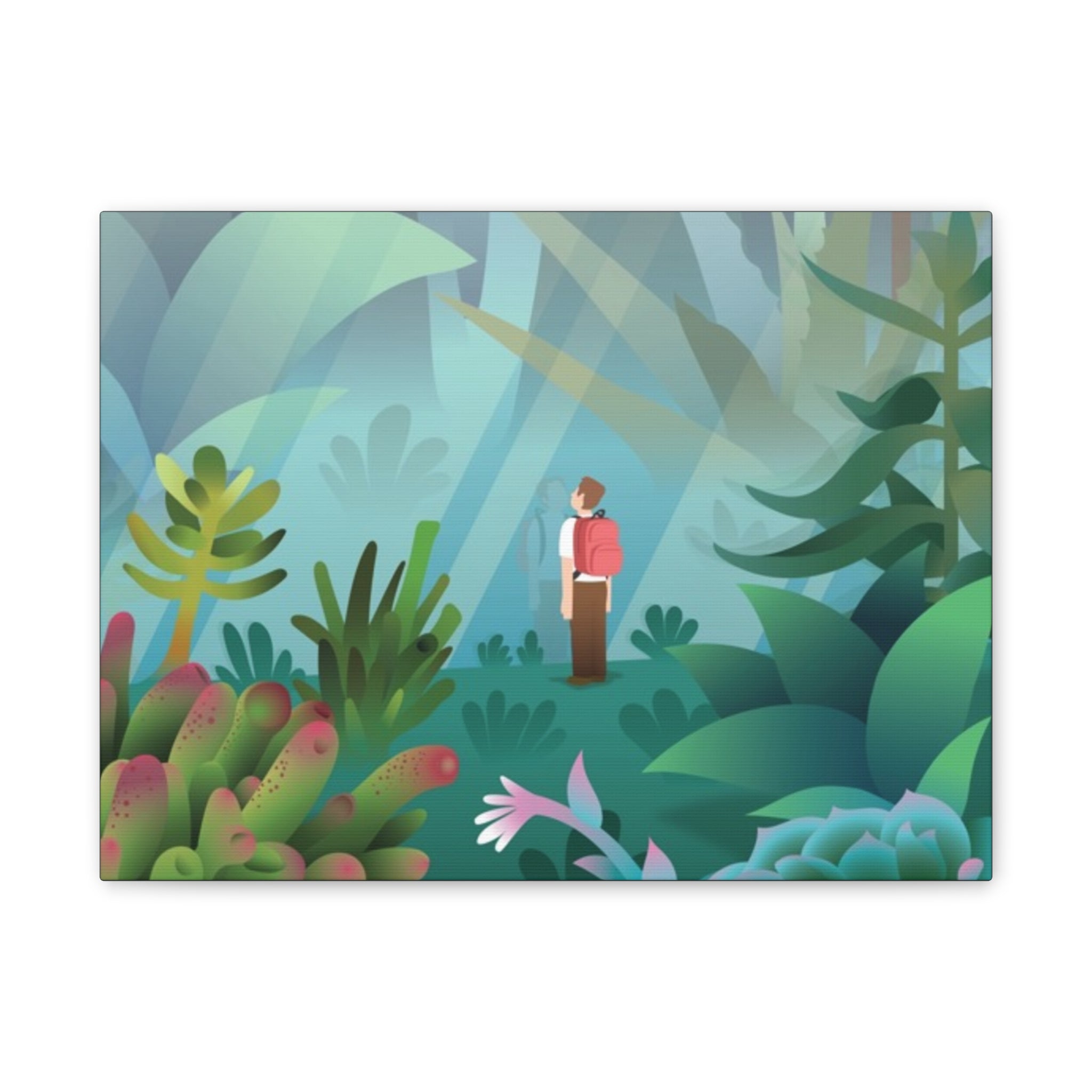 Tranquil Nature Scene Canvas Wall Art