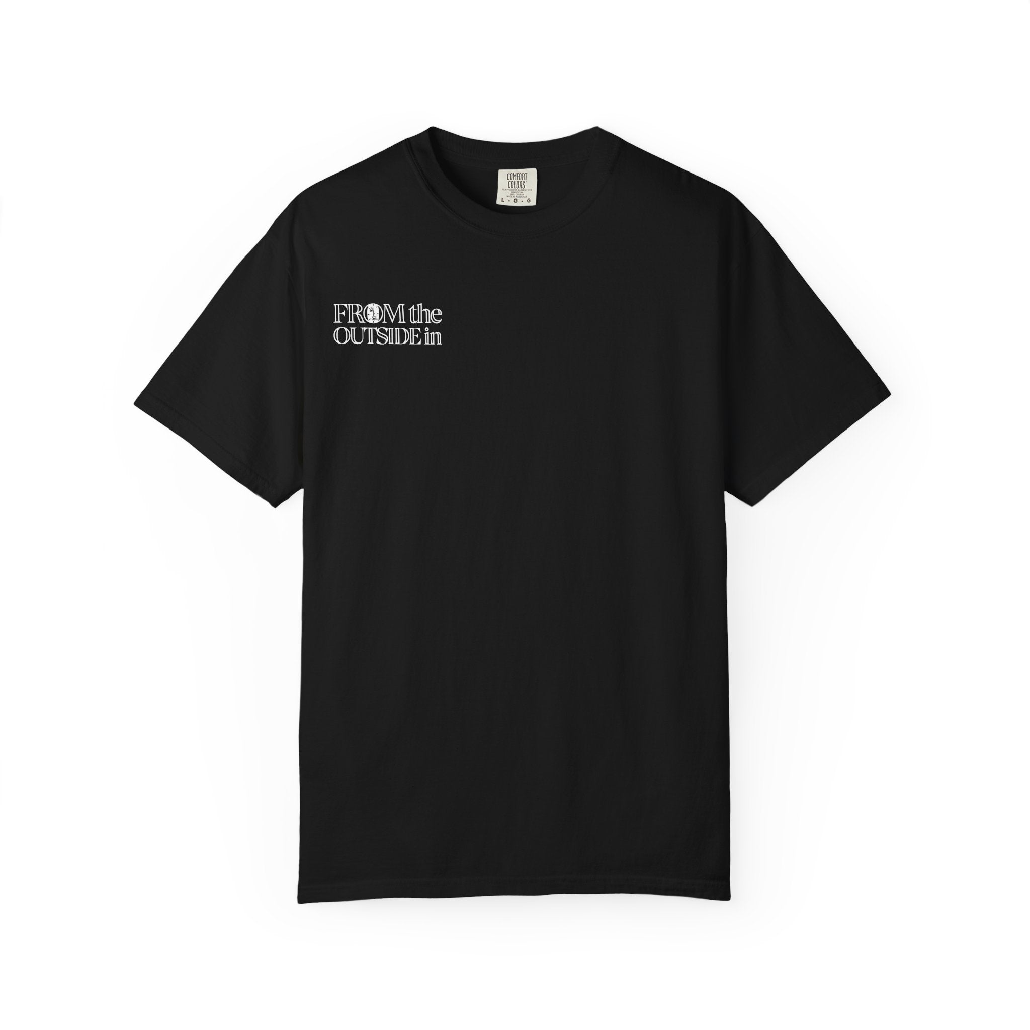 “From the Outside In” Cover Art Tee in black