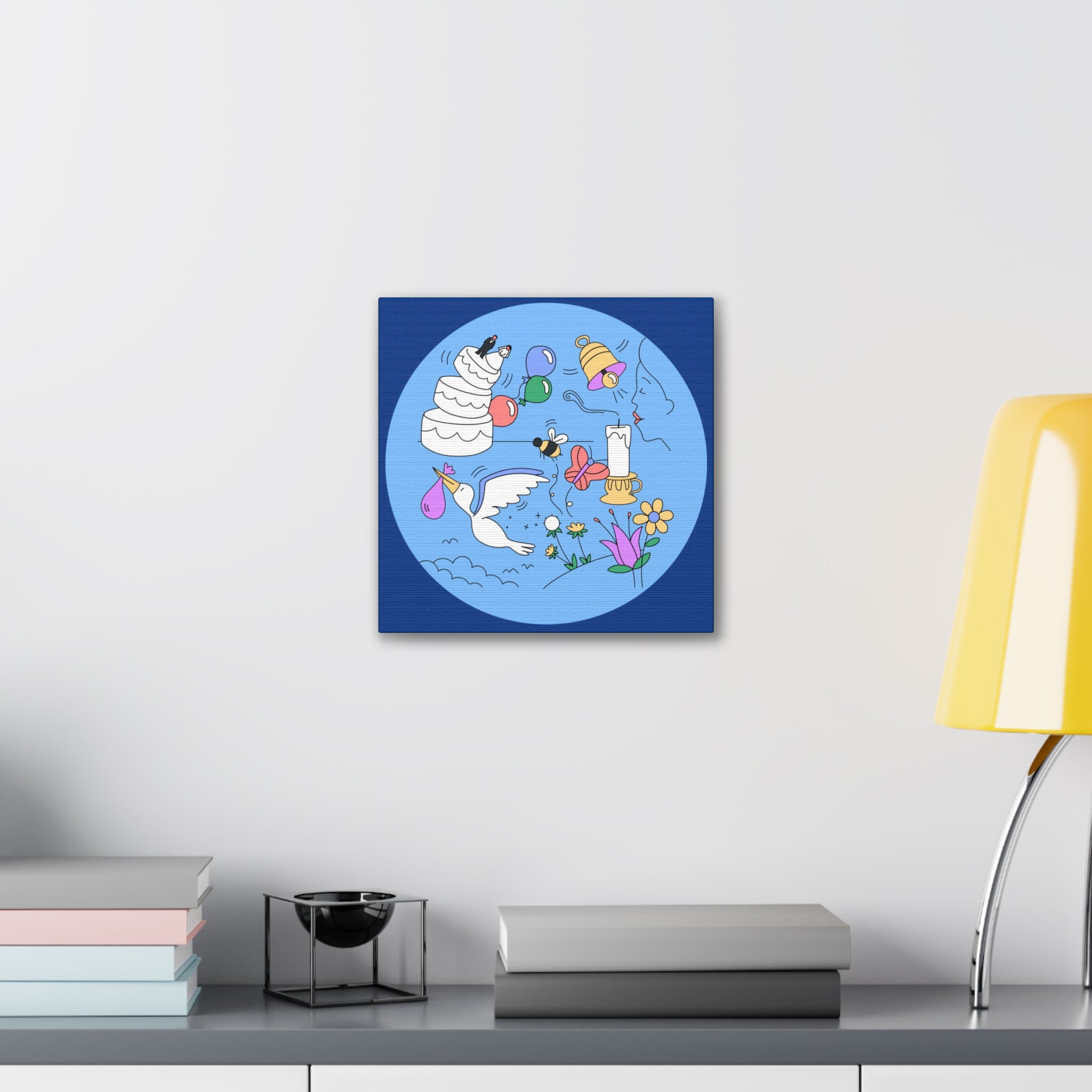 Whimsical Life Canvas Art, Wall Decor