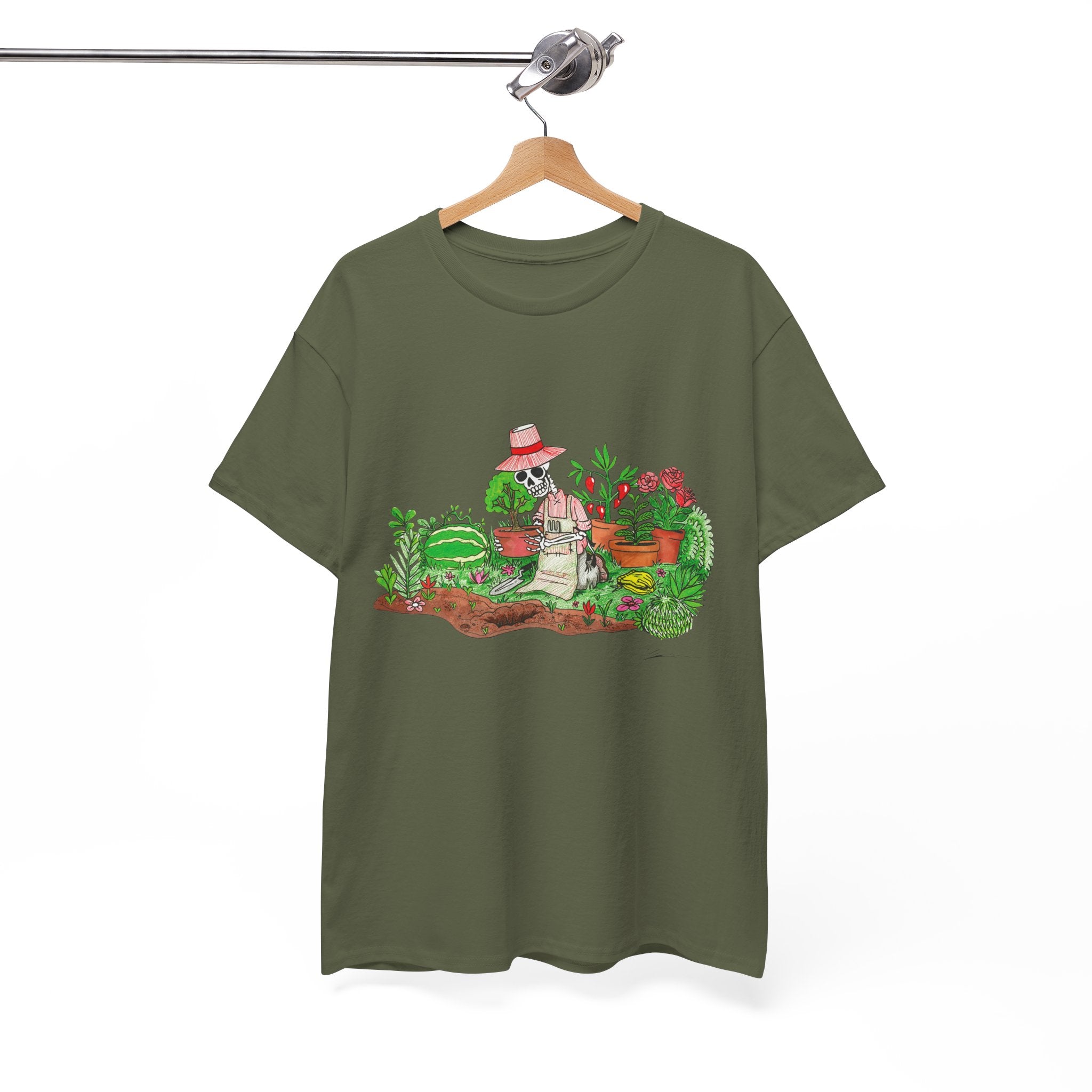 Colorful Garden Adventure Unisex Heavy Cotton Tee
