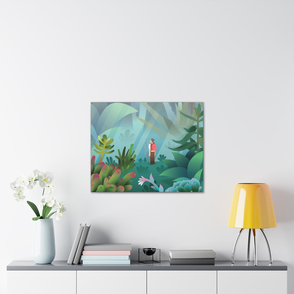 Tranquil Nature Scene Canvas Wall Art