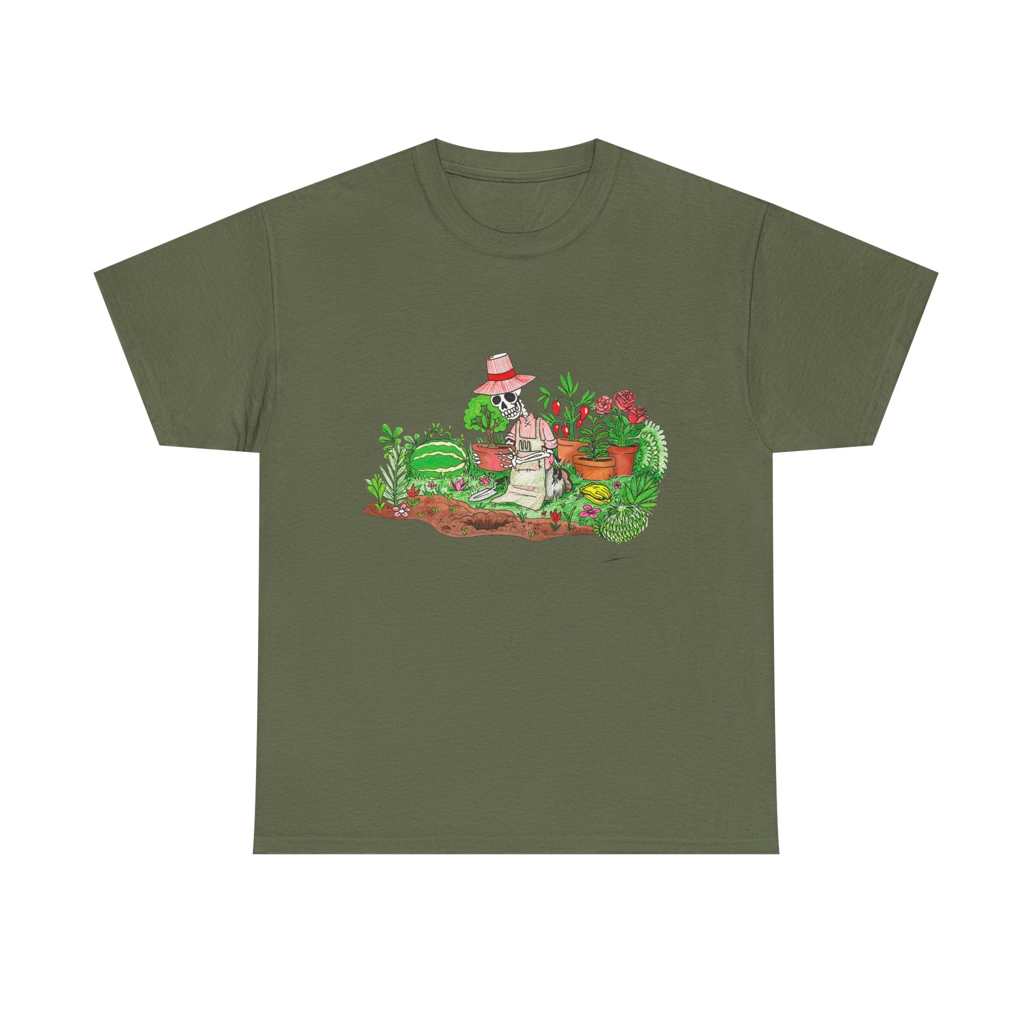 Colorful Garden Adventure Unisex Heavy Cotton Tee