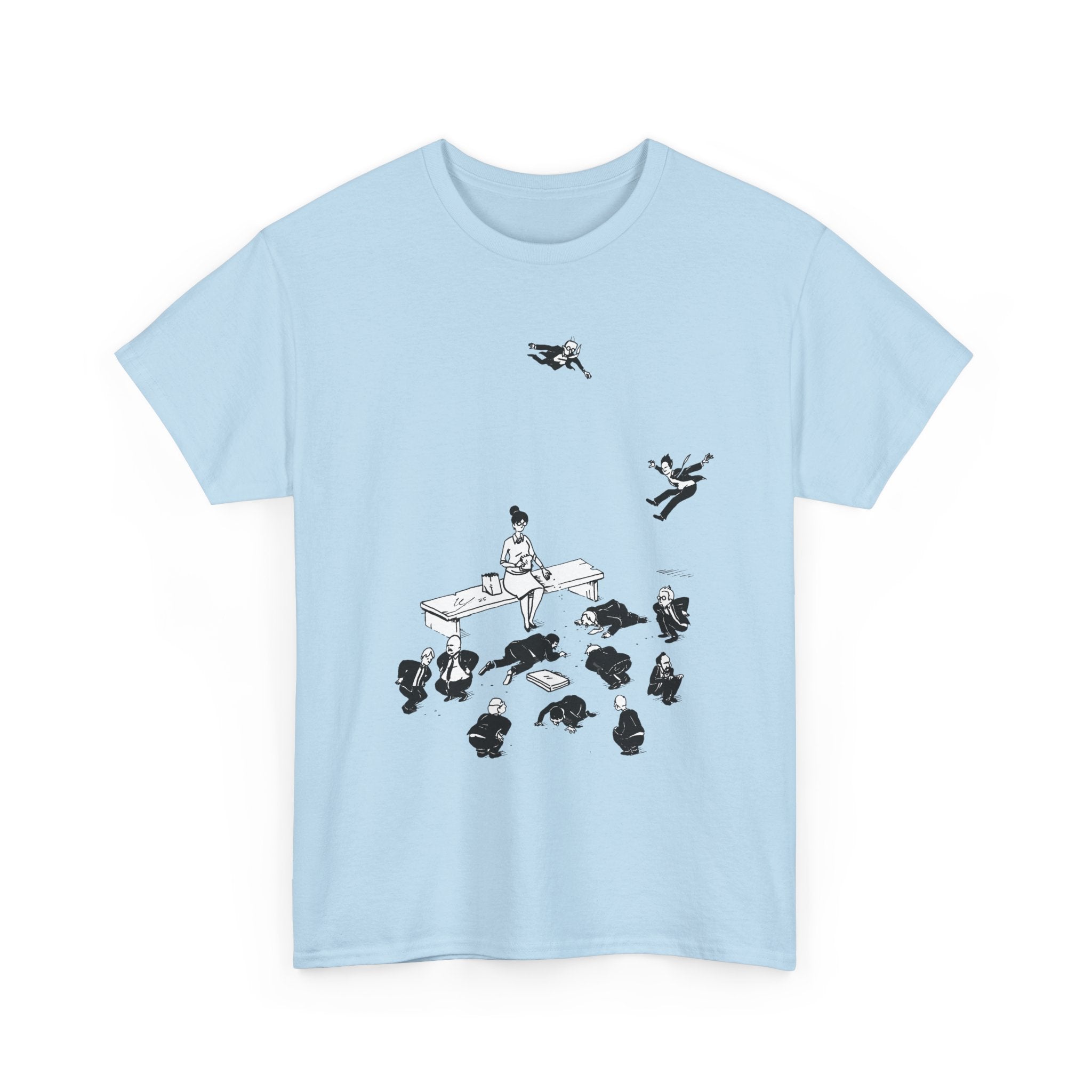 Comical Office Cotton Tee