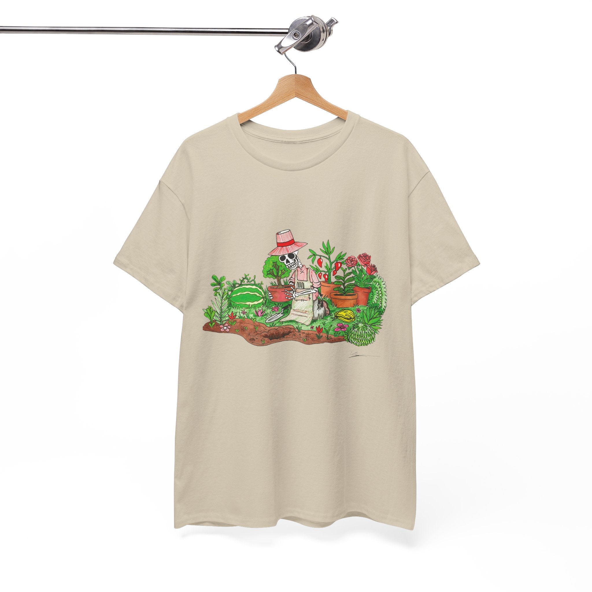 Colorful Garden Adventure Unisex Heavy Cotton Tee