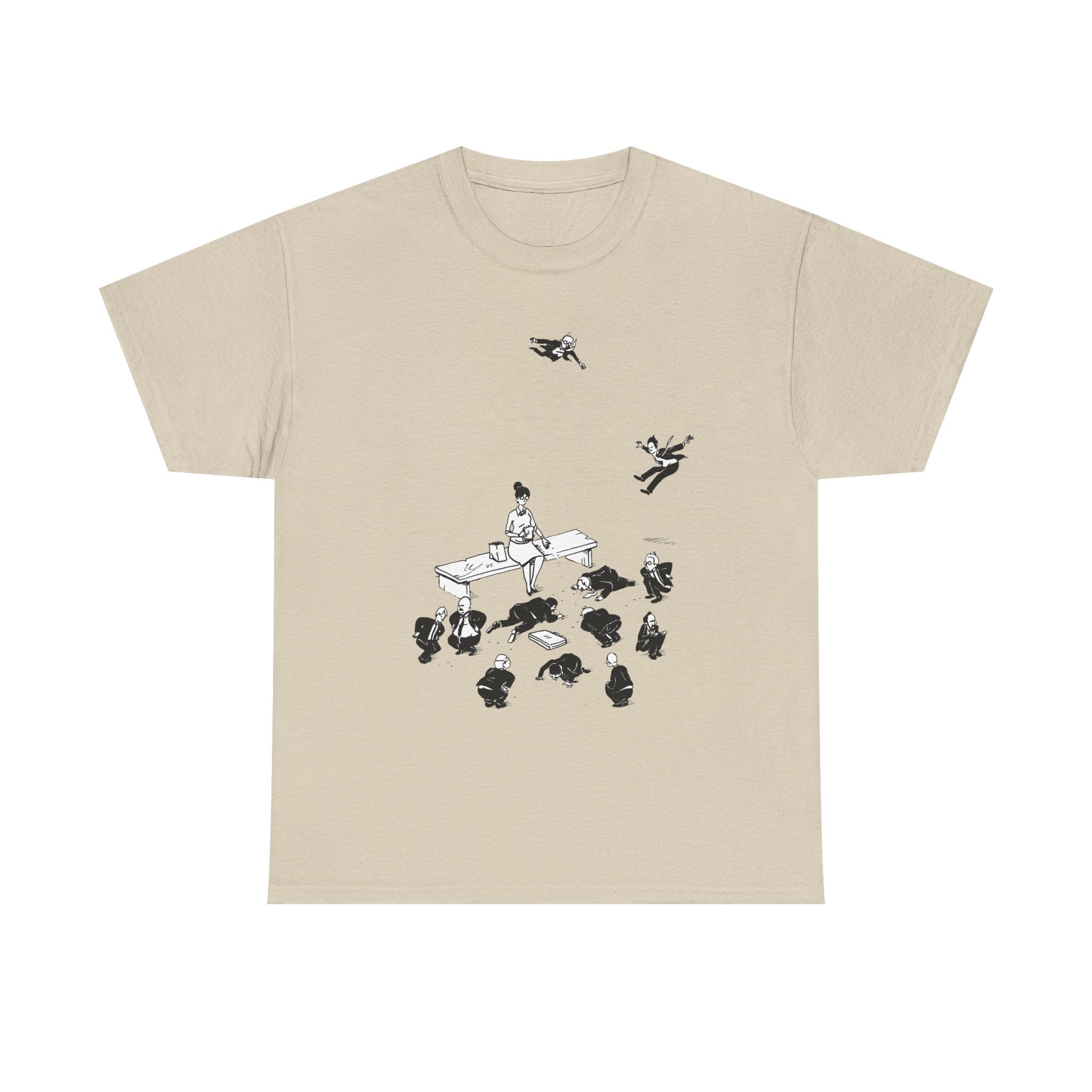 Comical Office Cotton Tee