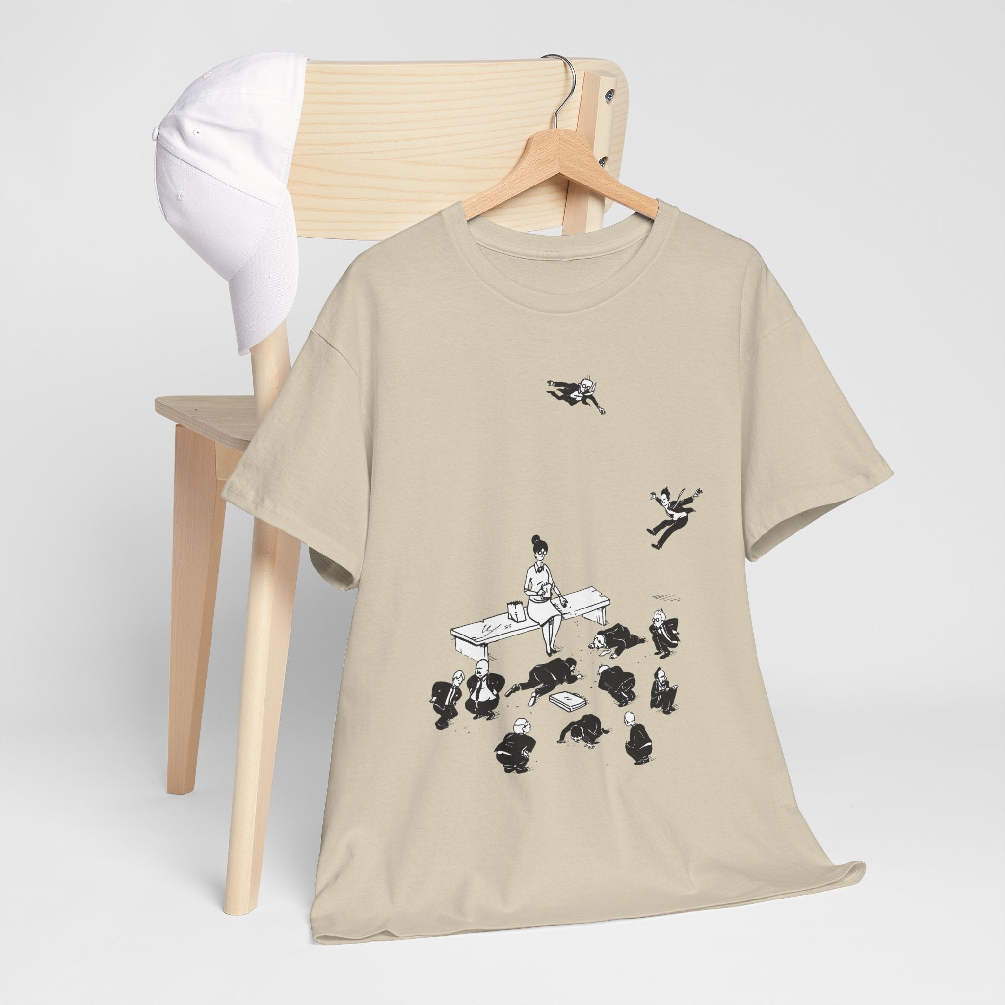 Comical Office Cotton Tee