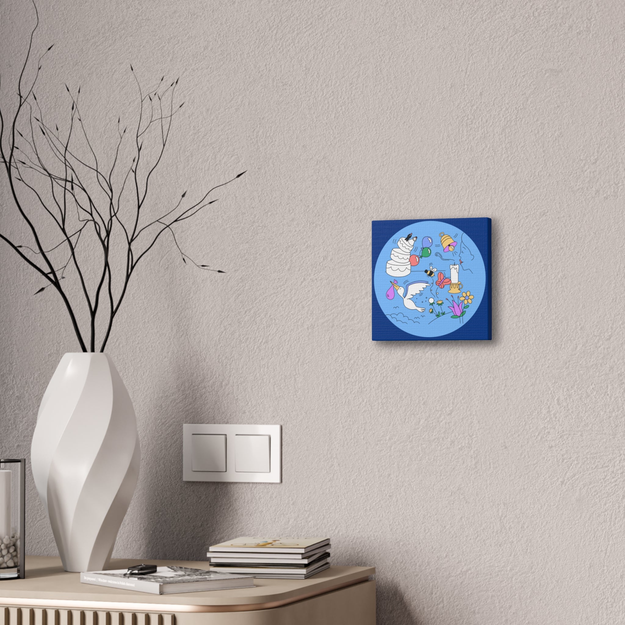 Whimsical Life Canvas Art, Wall Decor