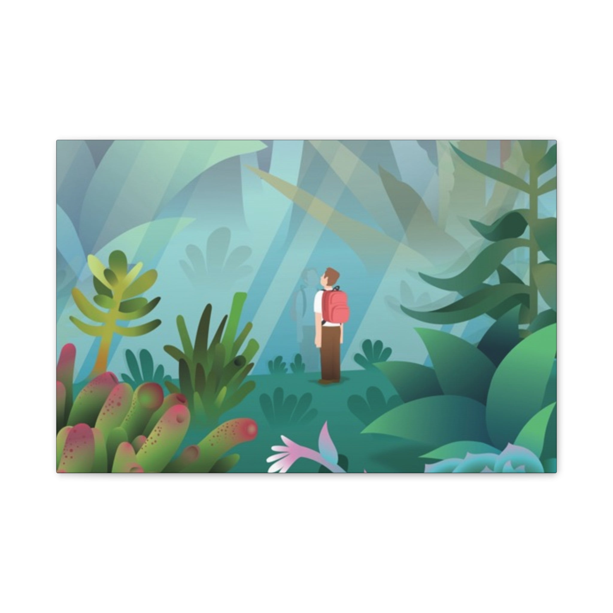Tranquil Nature Scene Canvas Wall Art