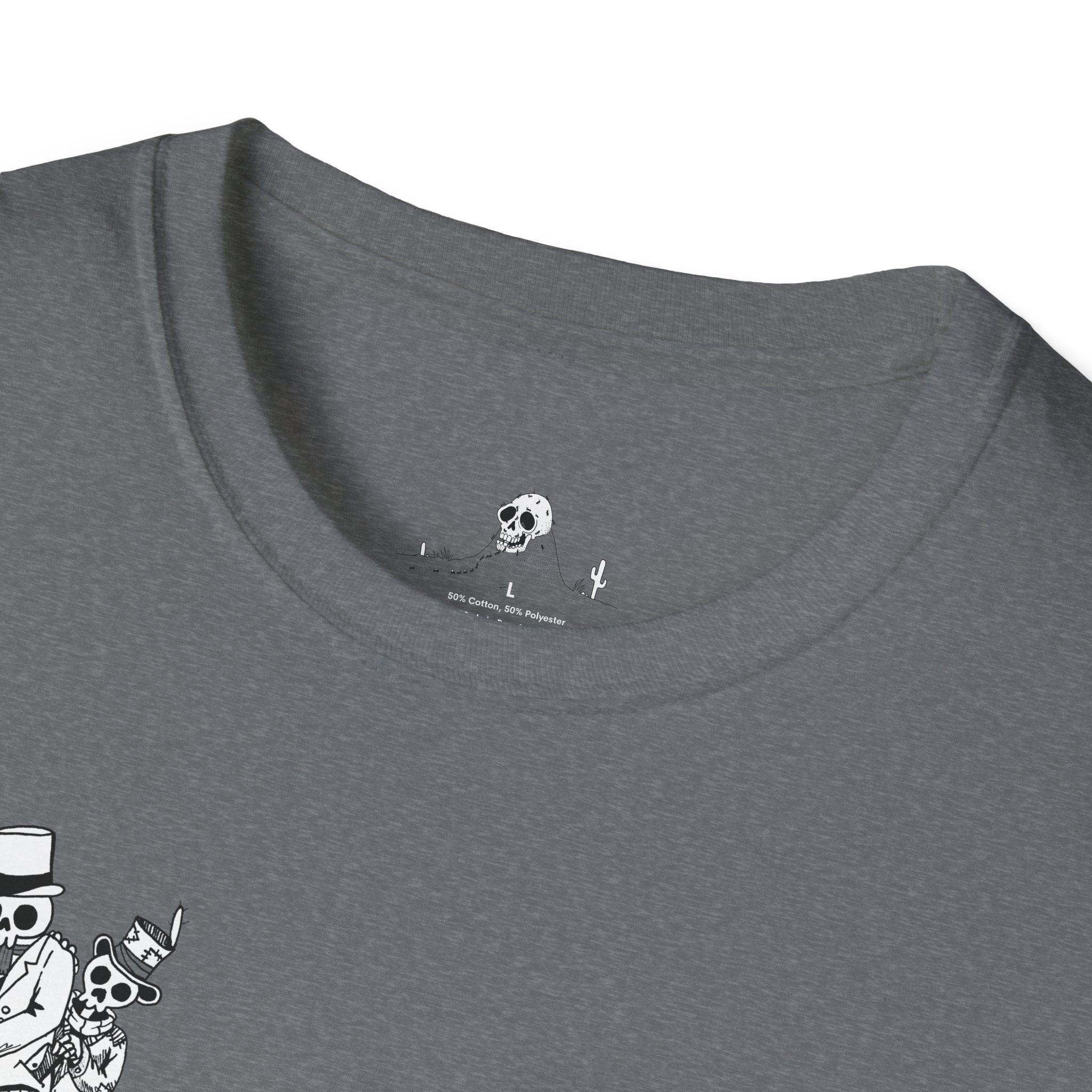 Creative Unisex Softstyle T-Shirt with Whimsical Illustrations, Graphic Tee, Casual Wear, Gift for Artists, Unique Fashion Statement