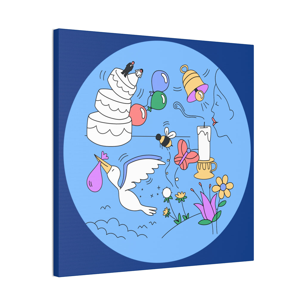 Whimsical Life Canvas Art, Wall Decor