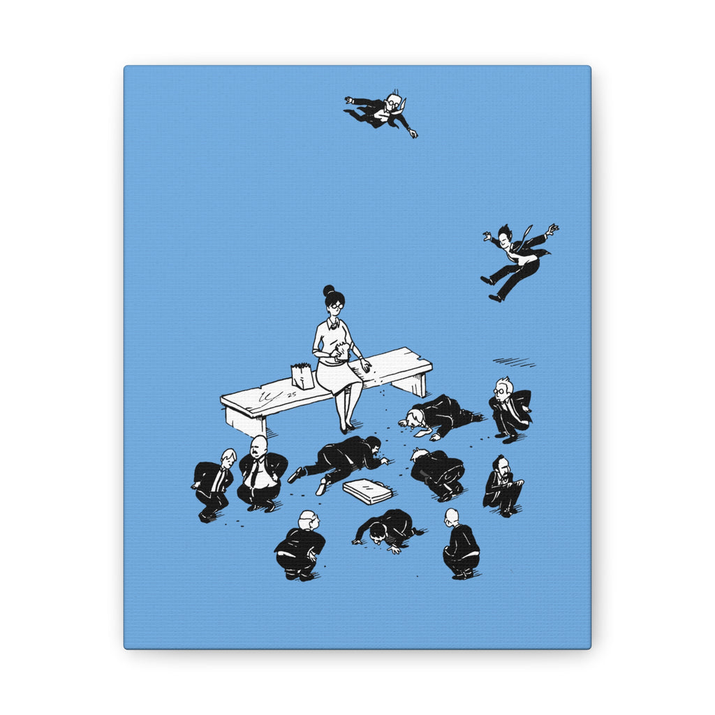 Comical Office Art Print