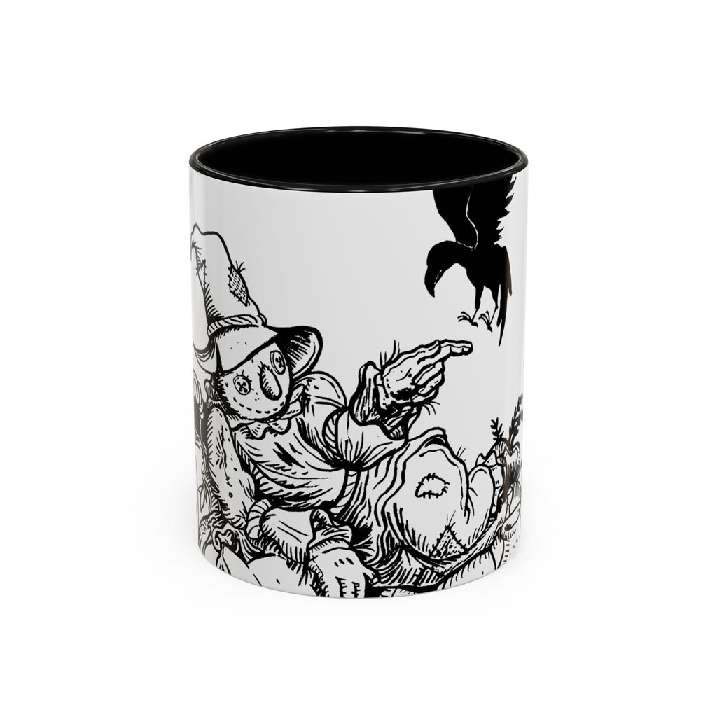 Whimsical Scarecrow Coffee Mug