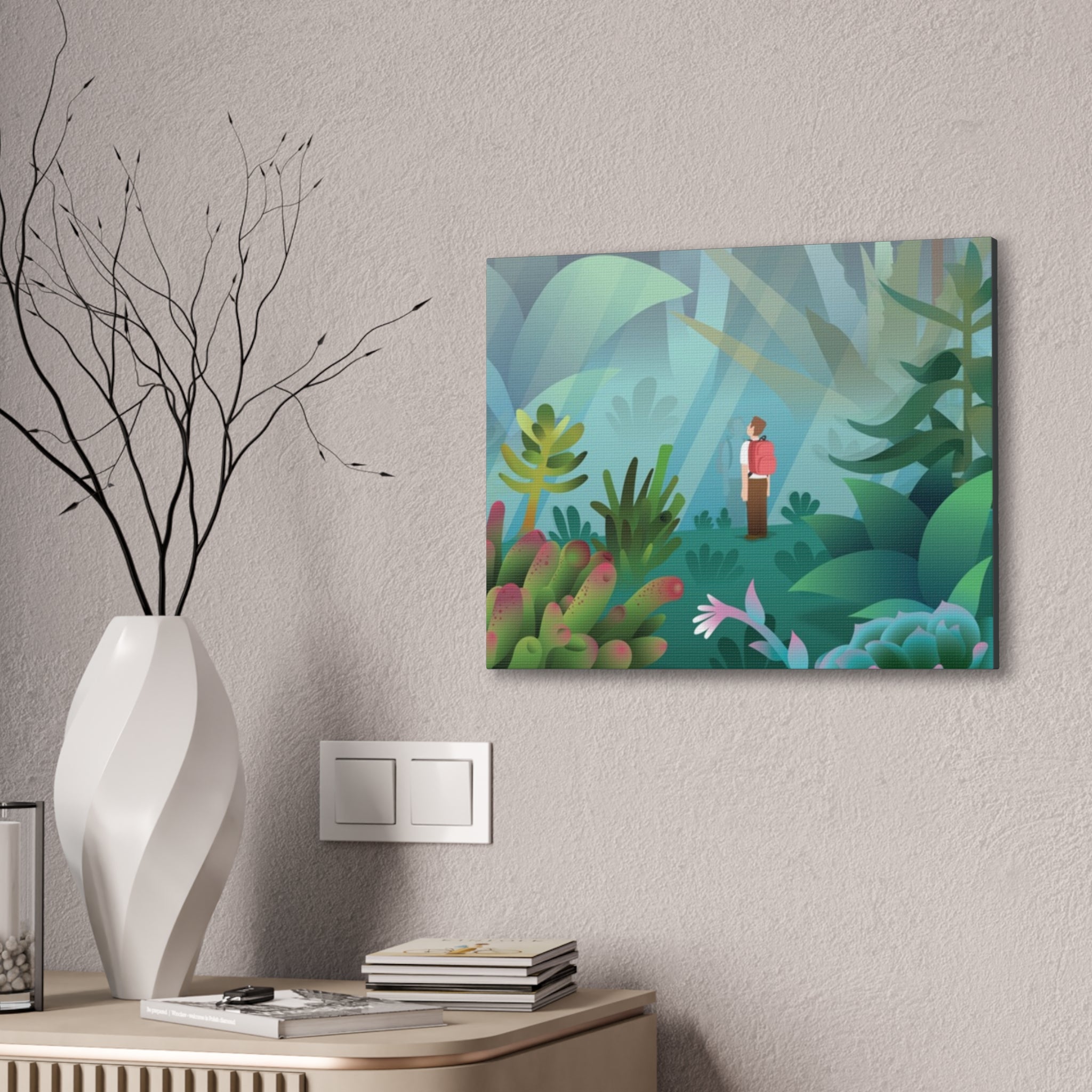 Tranquil Nature Scene Canvas Wall Art